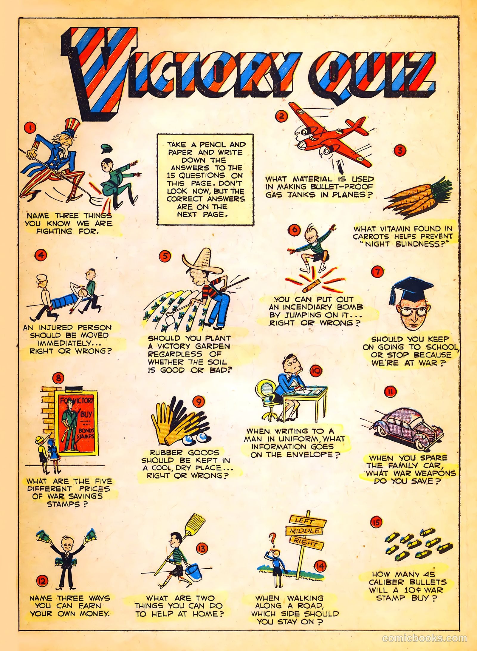 How Boys and Girls Can Help Win the War #1 (1942) — page 50 of 53