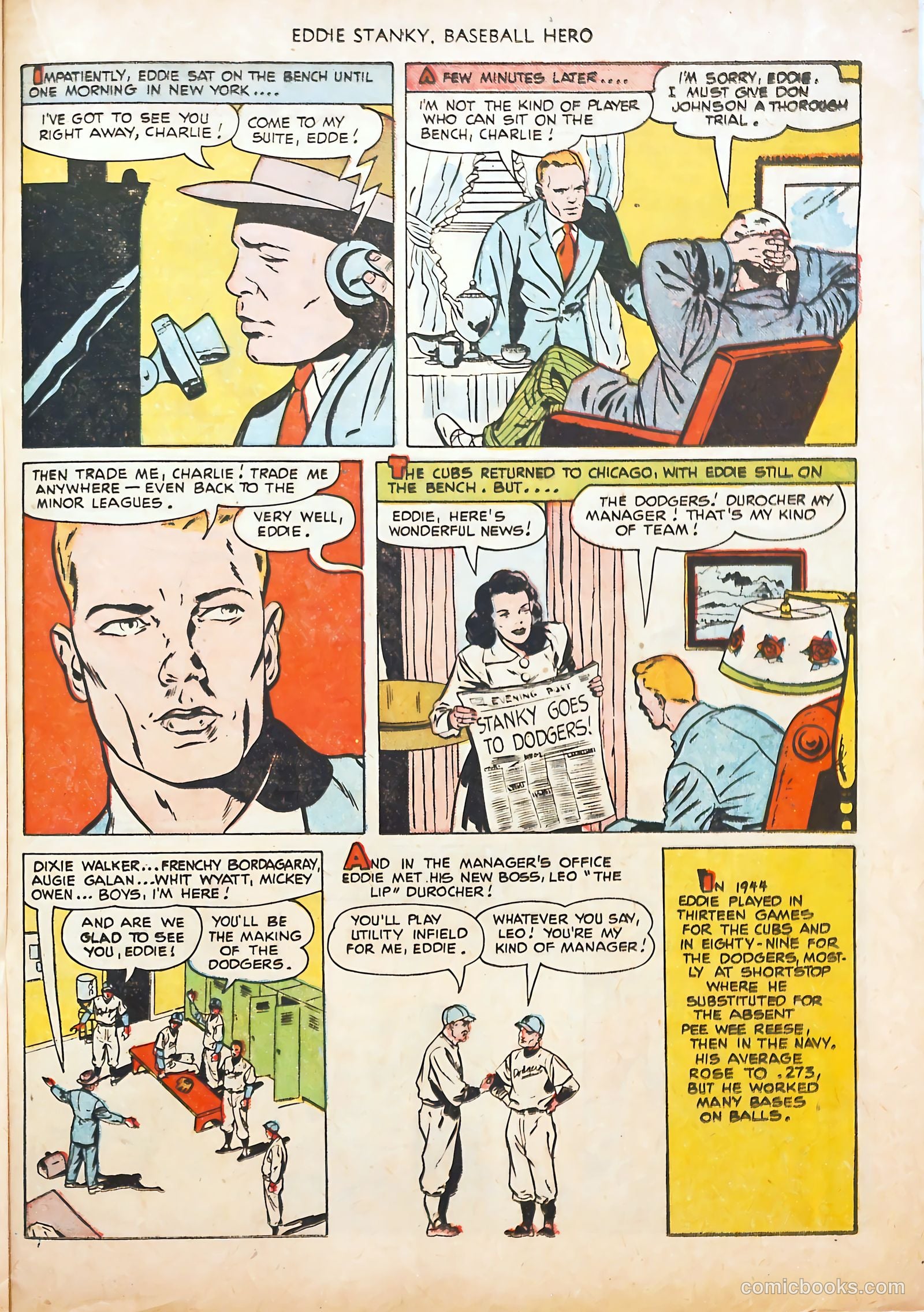 Eddie Stanky #nn (1951) — page 21 of 36