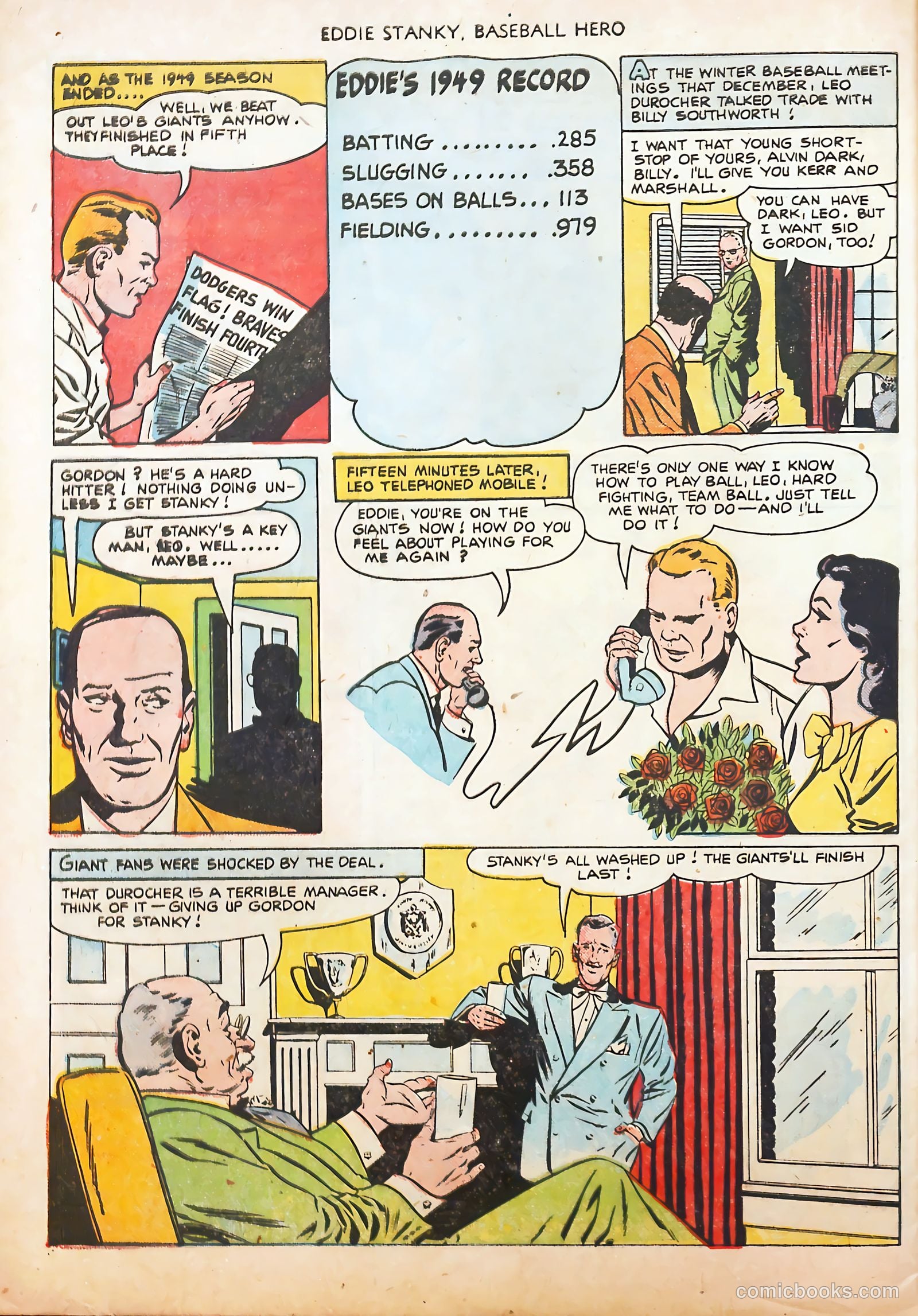 Eddie Stanky #nn (1951) — page 32 of 36