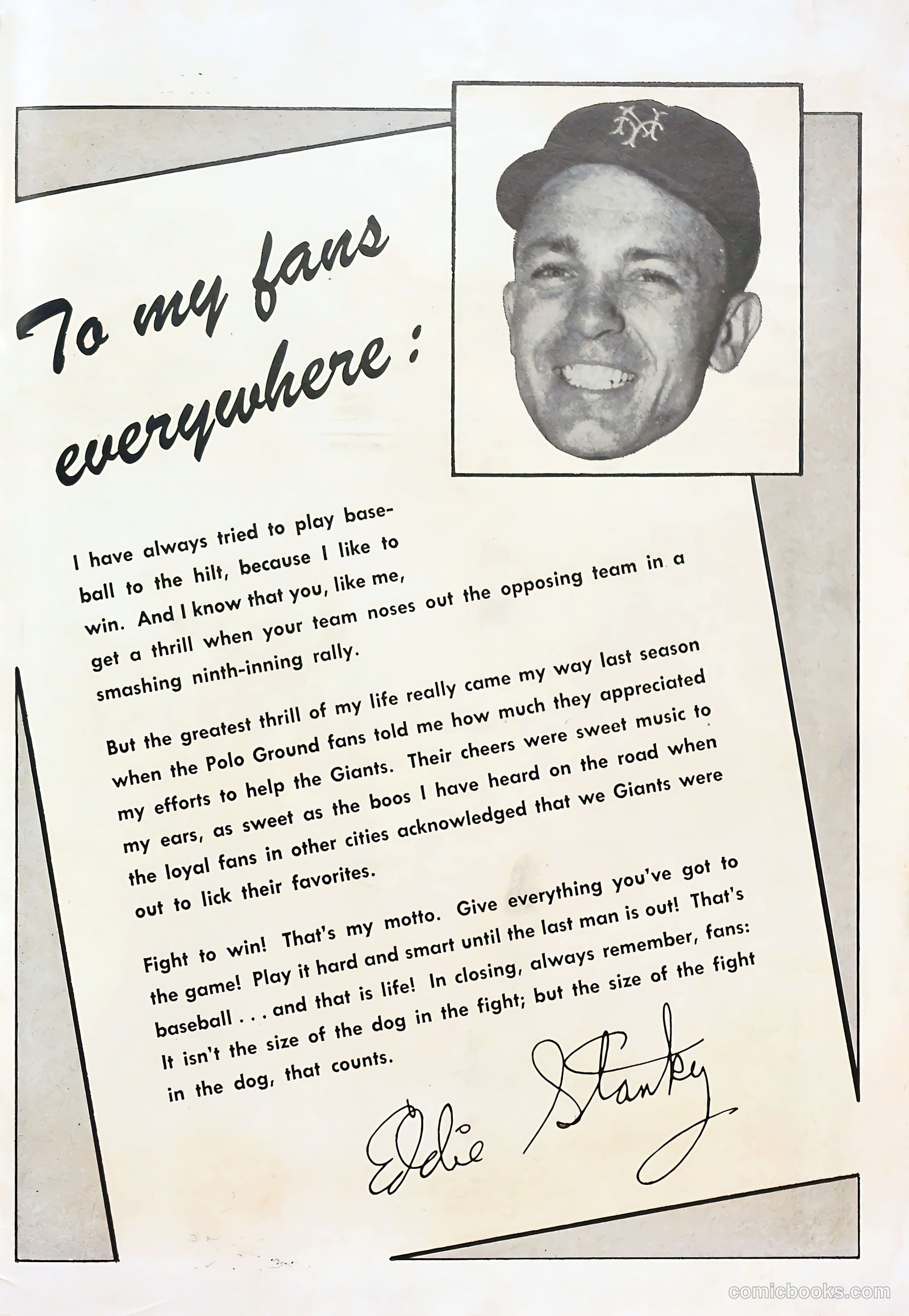 Eddie Stanky #nn (1951) — page 35 of 36