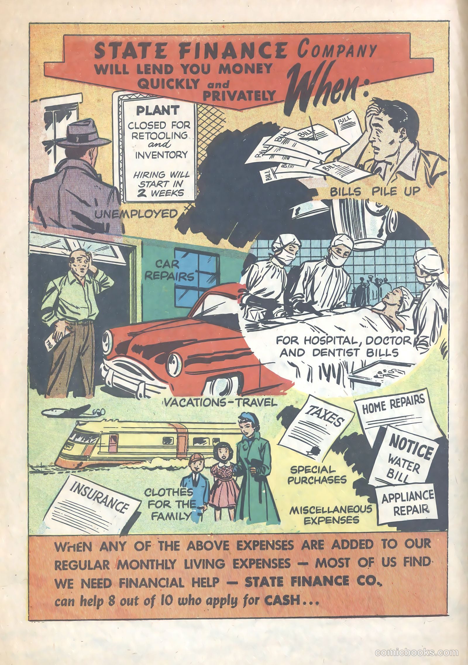 rescued from money problems #nn (1950) — page 2 of 9