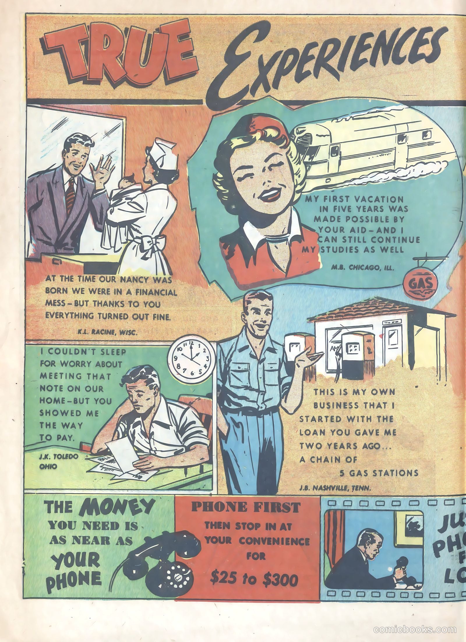 rescued from money problems #nn (1950) — page 4 of 9