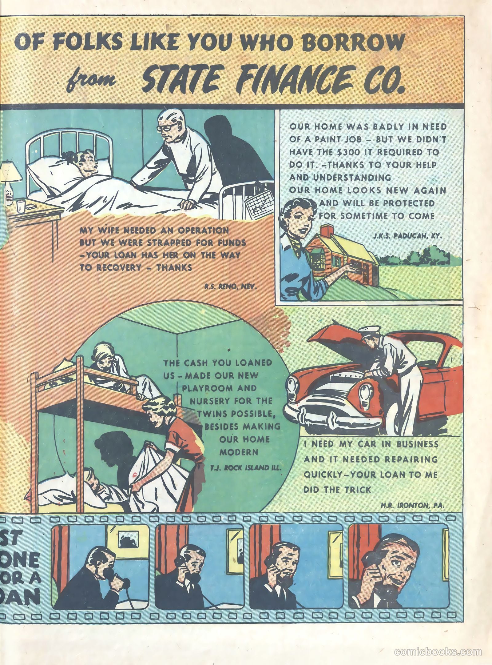 rescued from money problems #nn (1950) — page 5 of 9