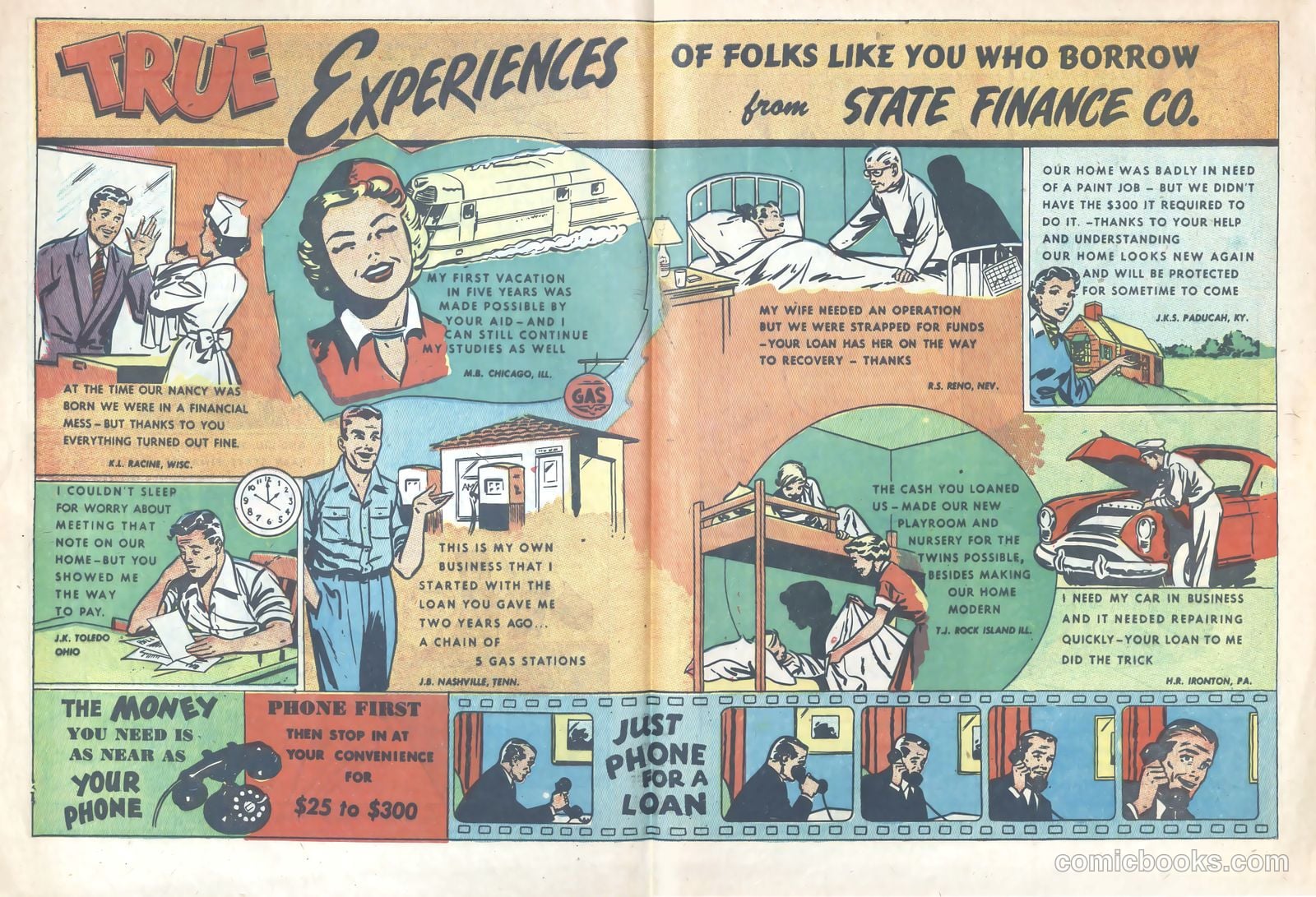rescued from money problems #nn (1950) — page 6 of 9