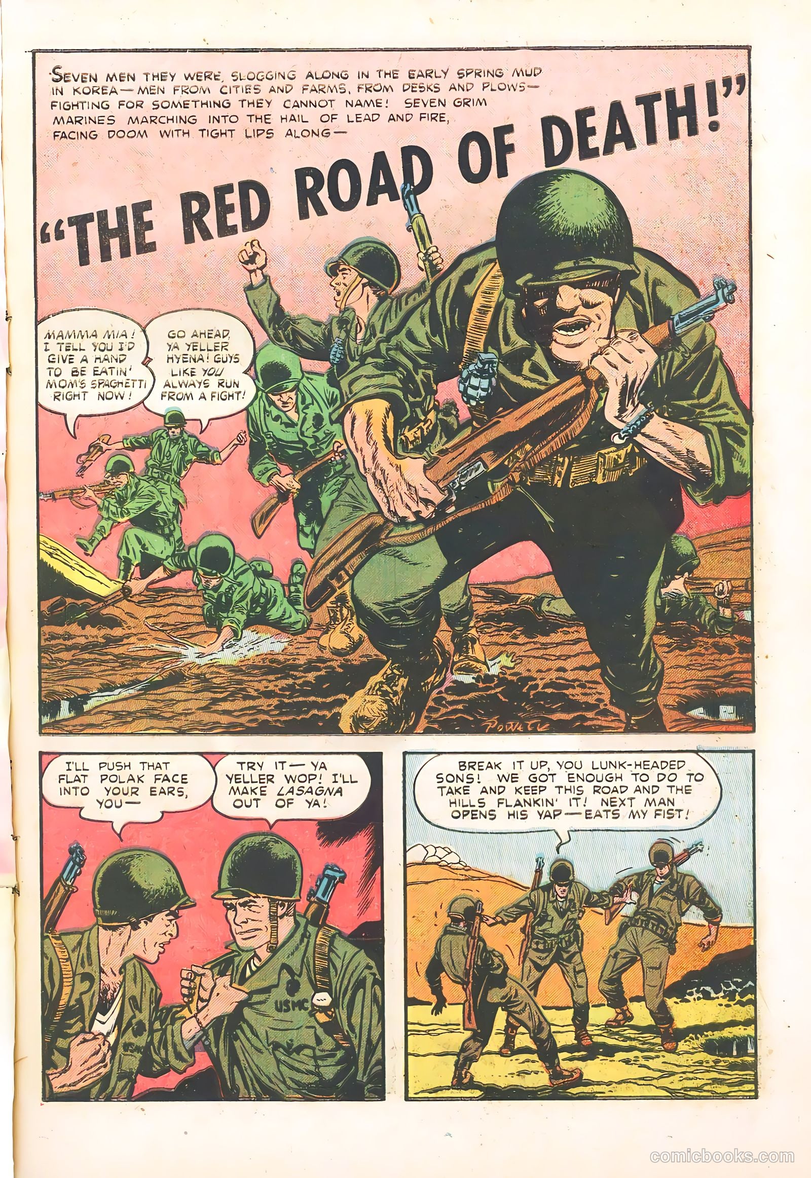 The United States Marines #5 (1954) — page 3 of 36