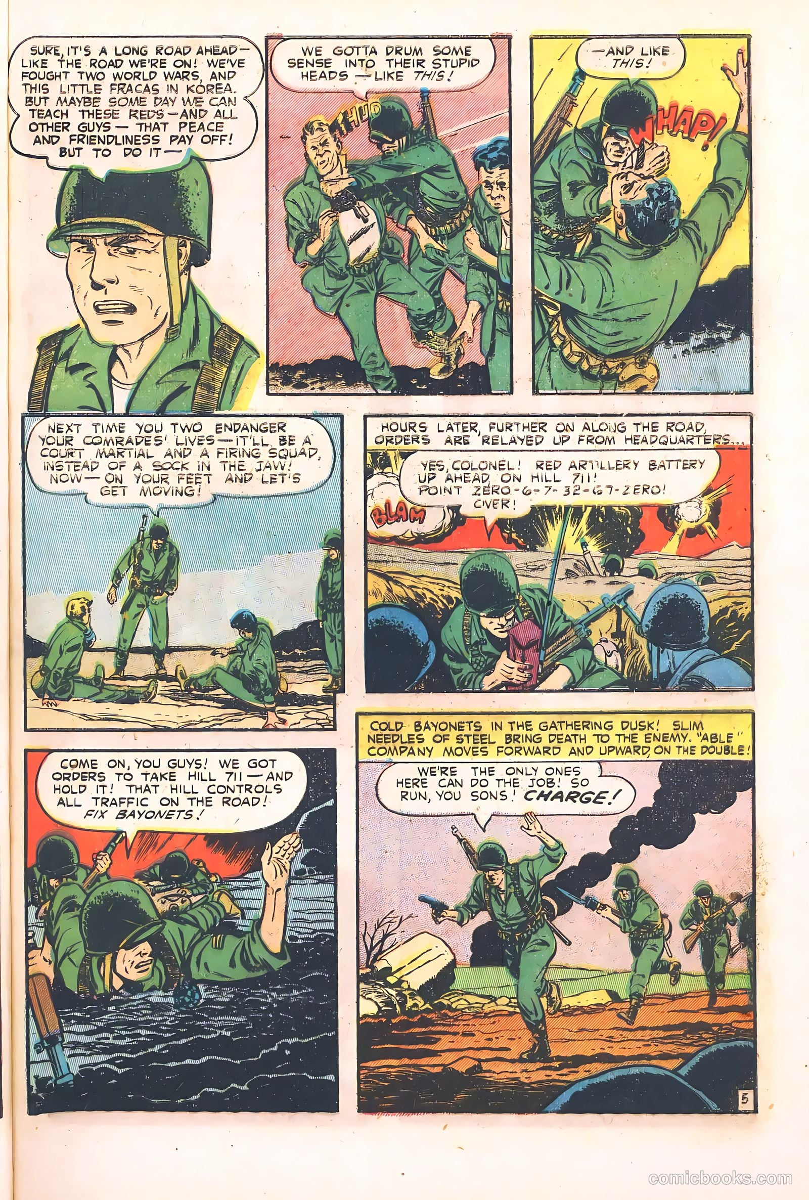 The United States Marines #5 (1954) — page 7 of 36