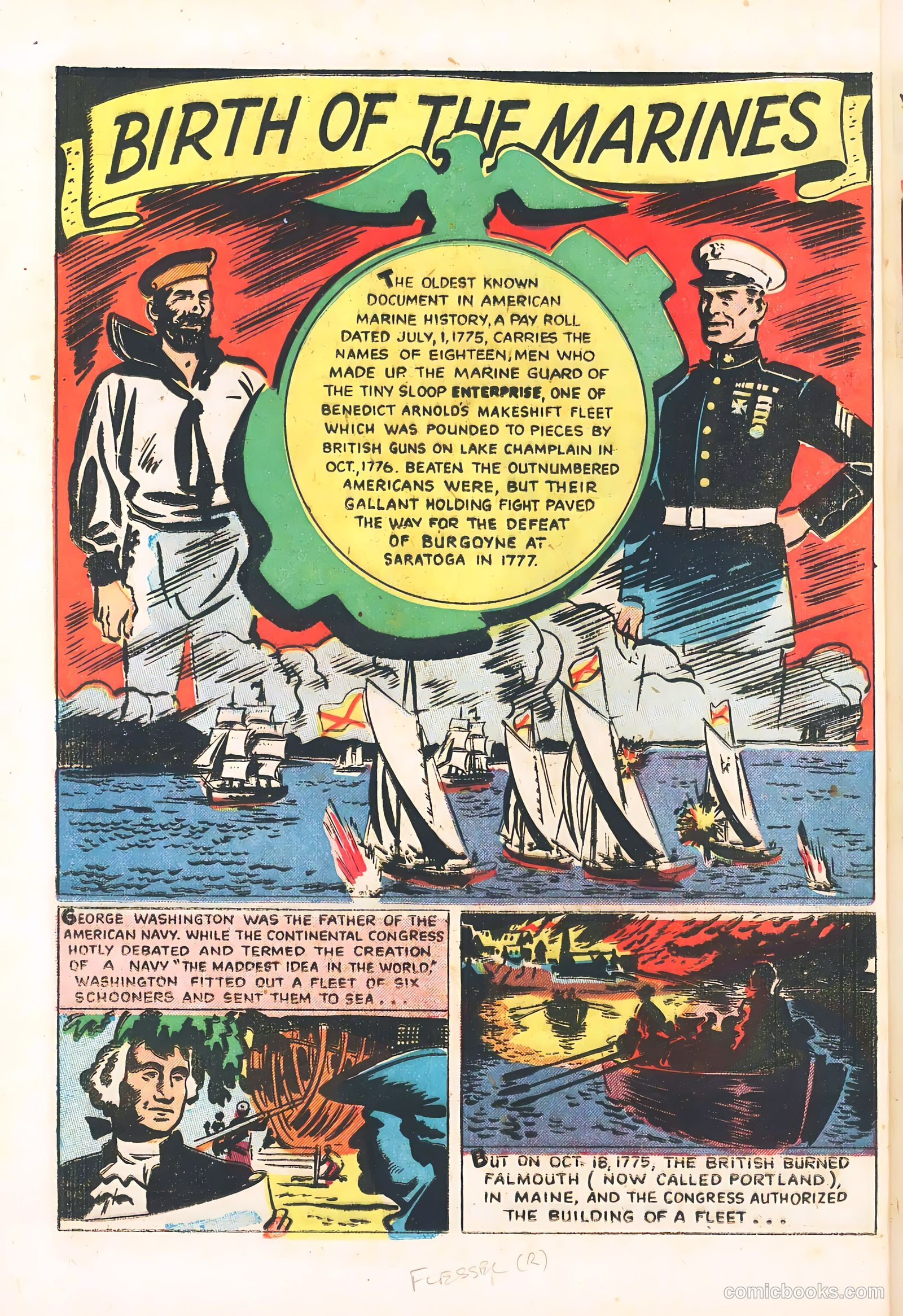 The United States Marines #5 (1954) — page 12 of 36