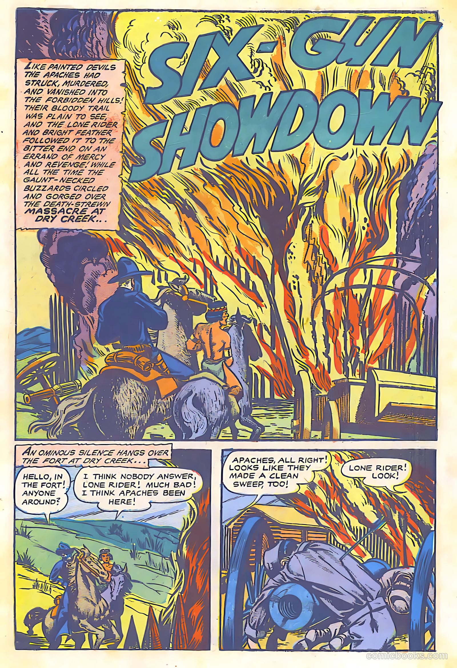 The Lone Rider #18 (1950) — page 2 of 28