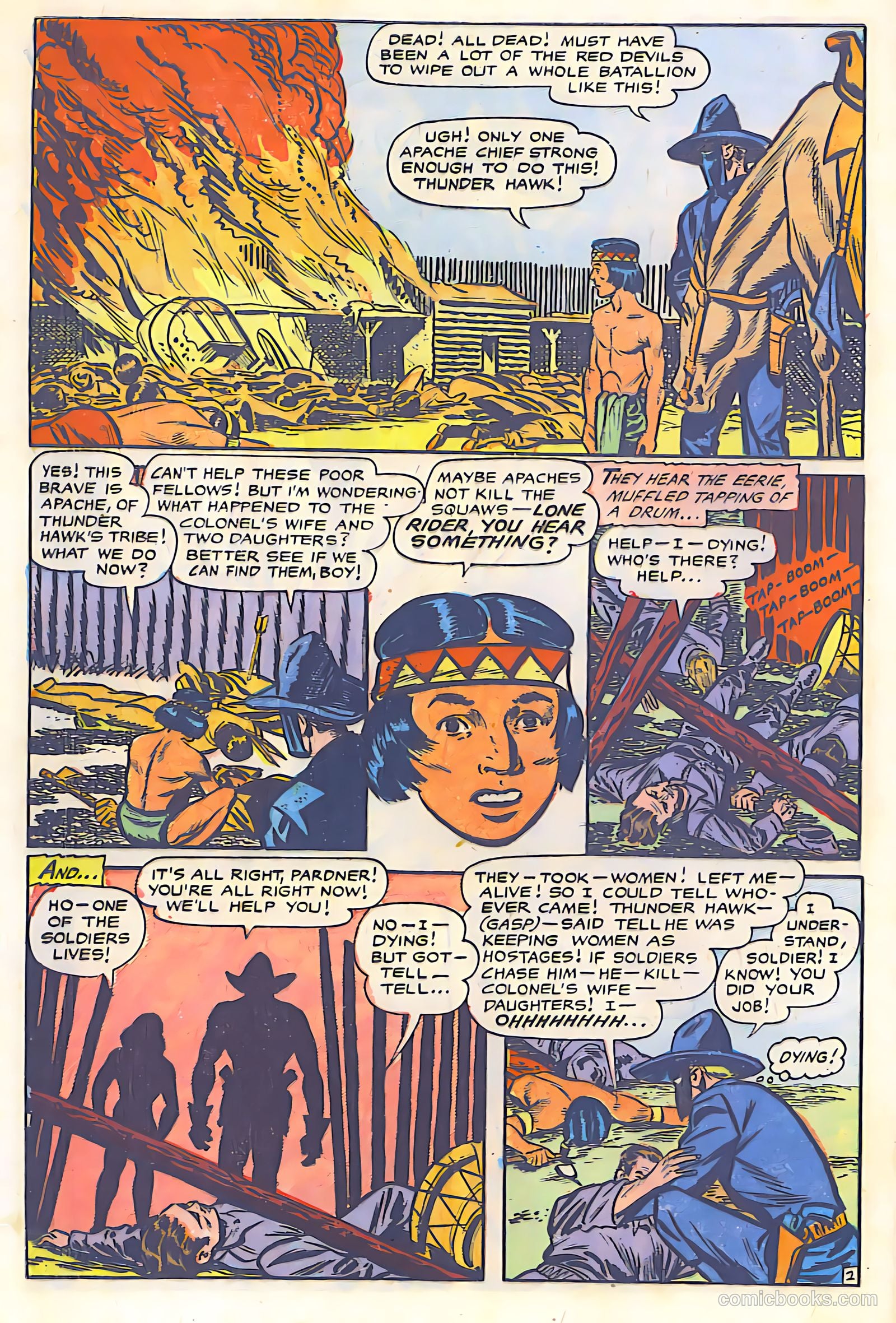 The Lone Rider #18 (1950) — page 3 of 28