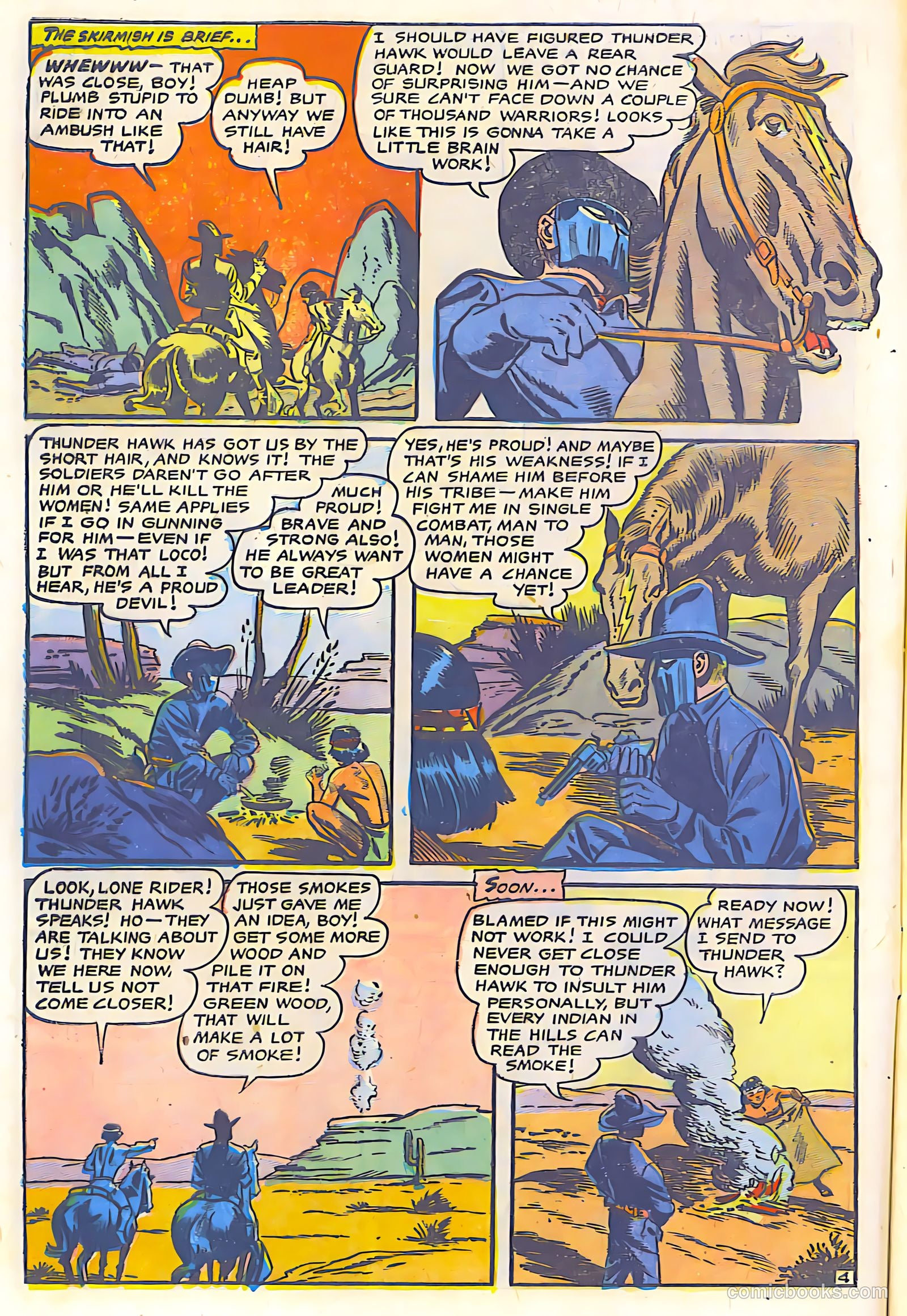 The Lone Rider #18 (1950) — page 5 of 28