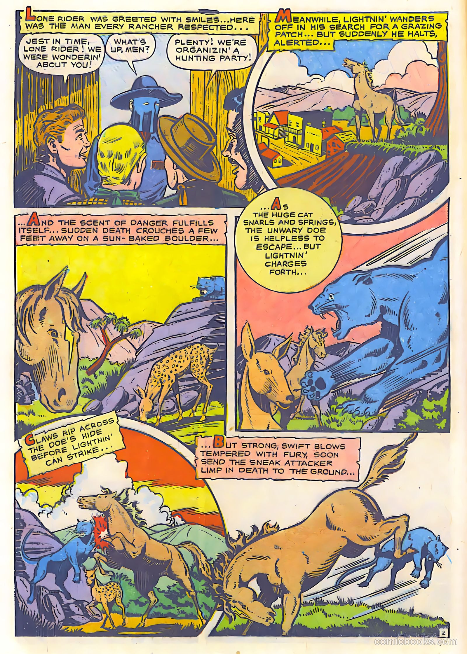 The Lone Rider #18 (1950) — page 11 of 28