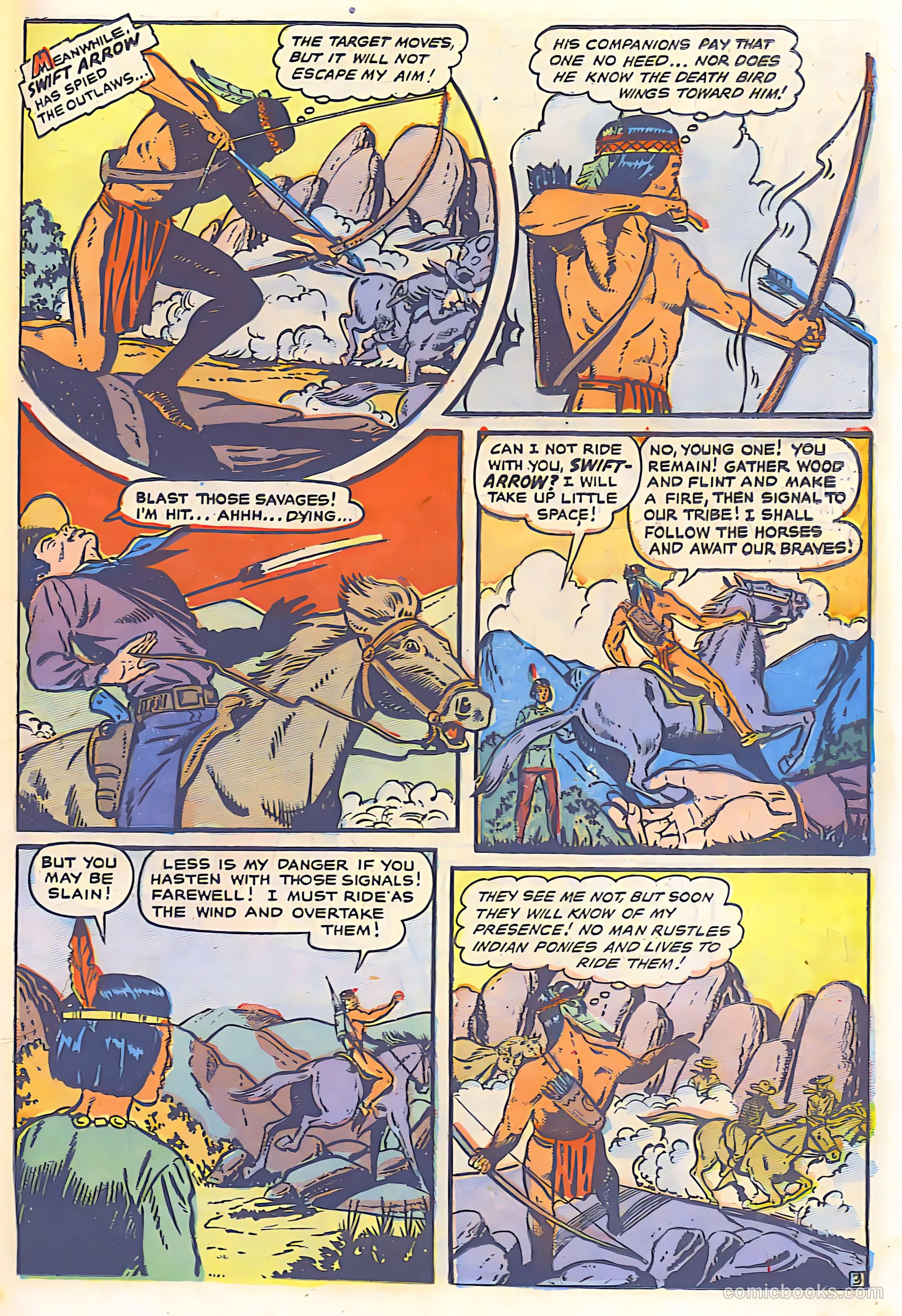 The Lone Rider #18 (1950) — page 18 of 28
