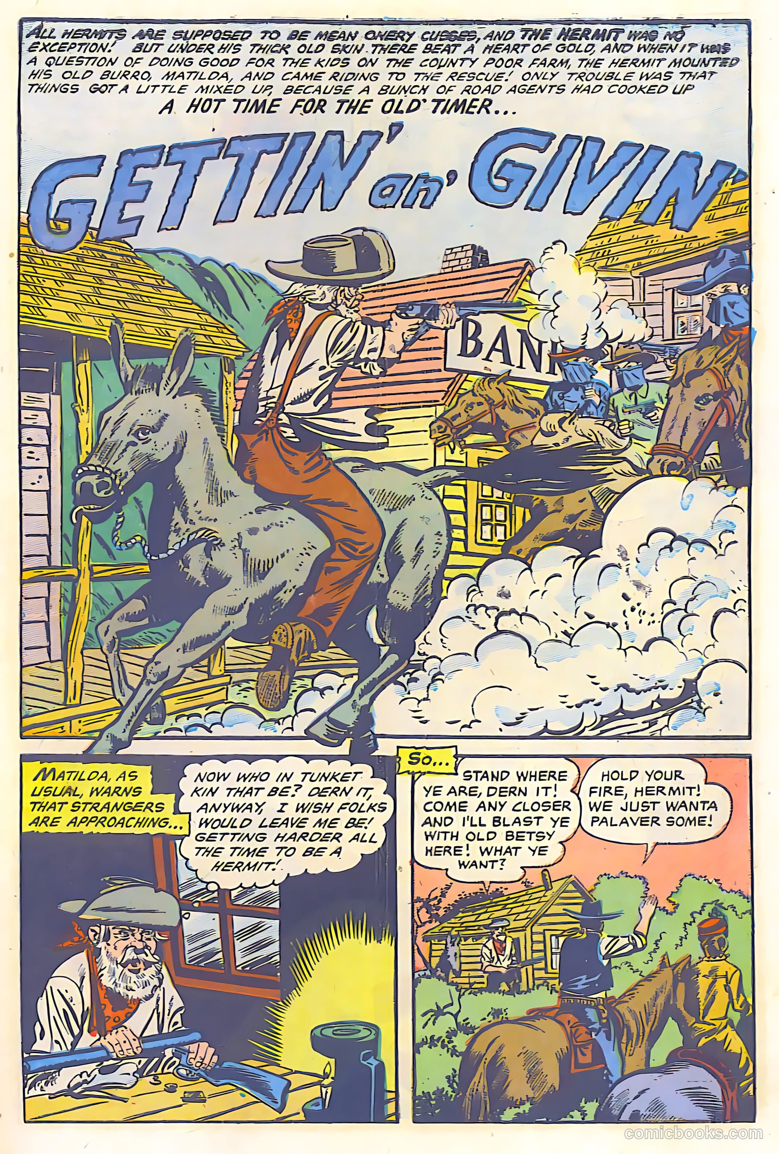 The Lone Rider #18 (1950) — page 23 of 28