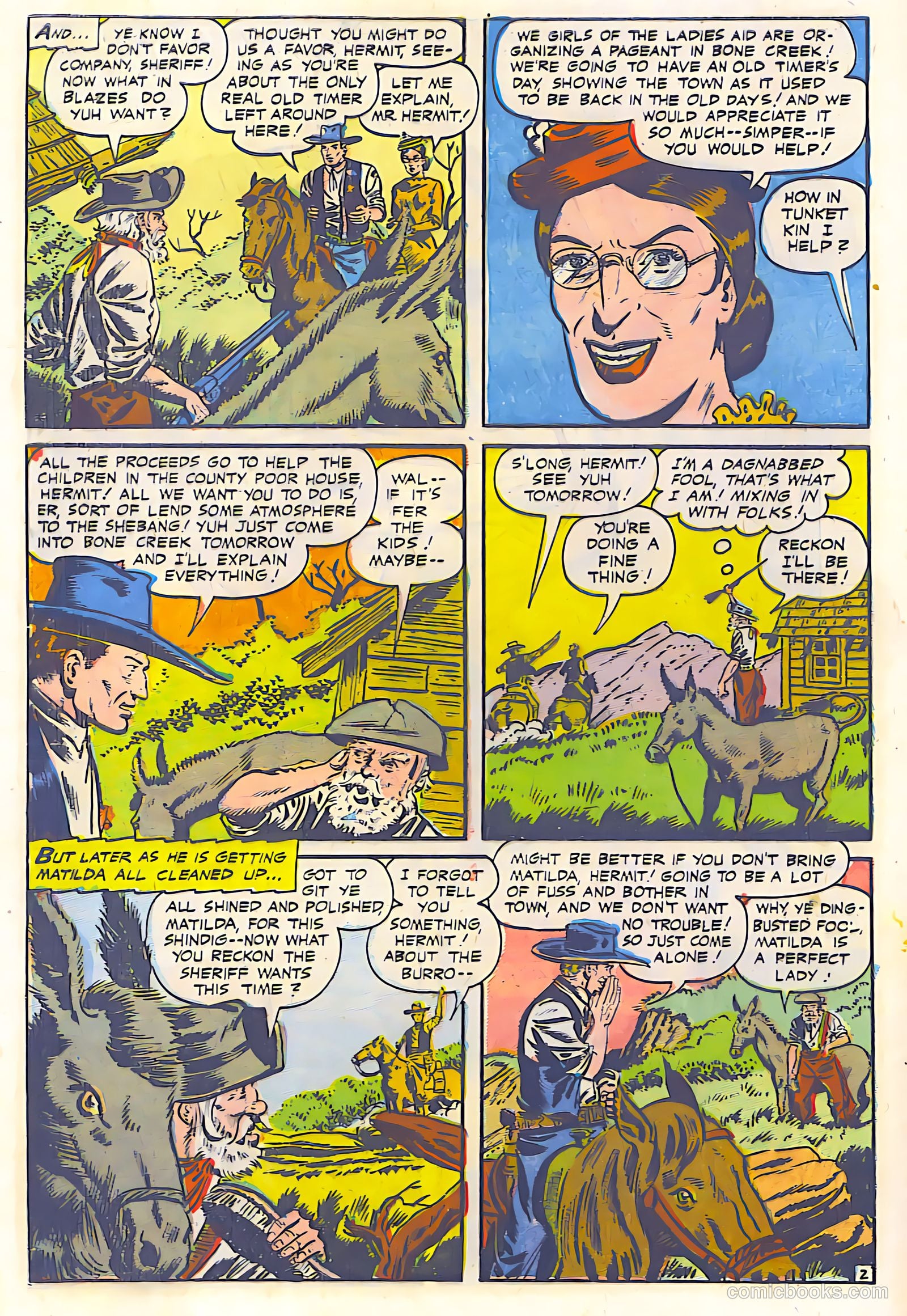 The Lone Rider #18 (1950) — page 24 of 28