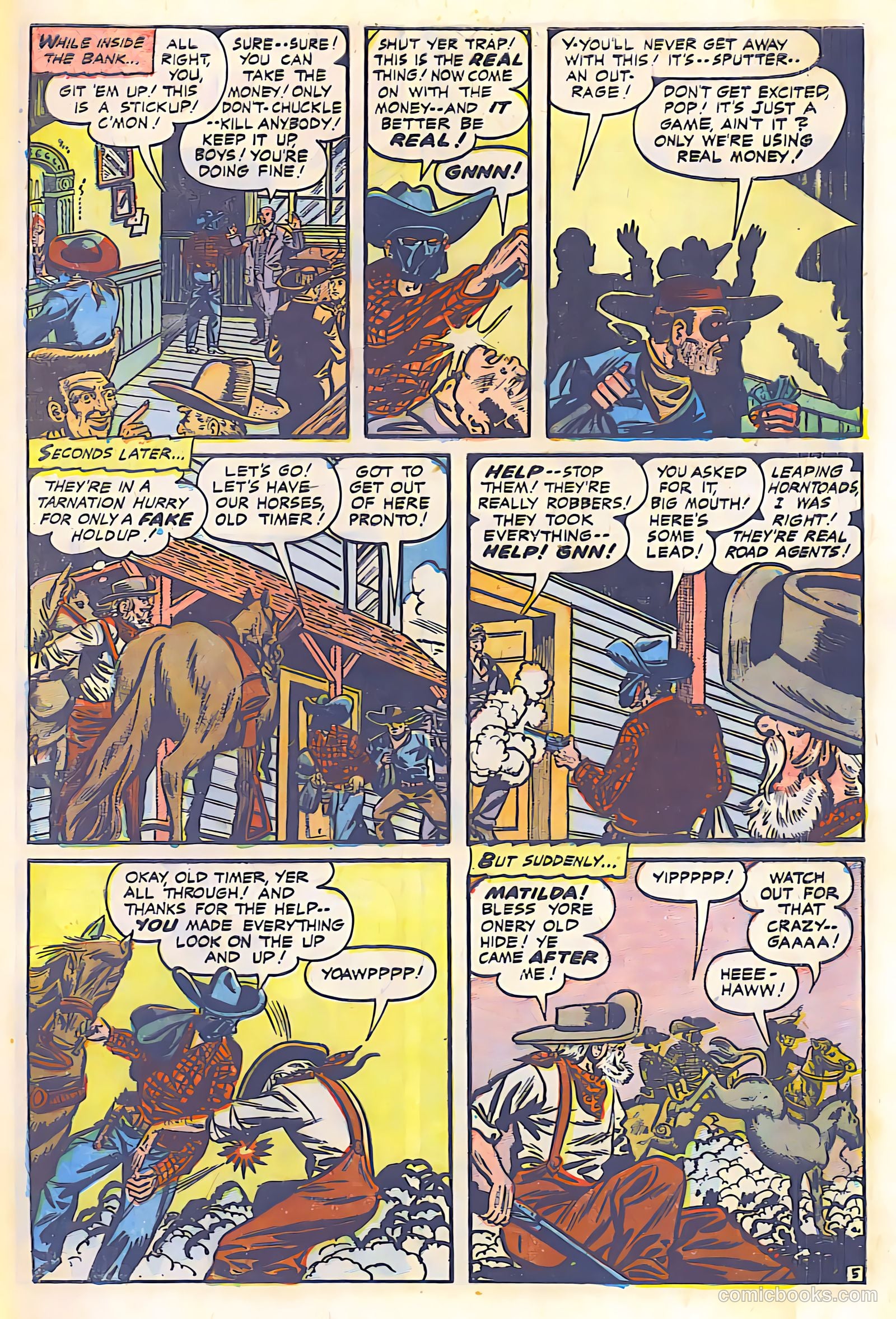 The Lone Rider #18 (1950) — page 27 of 28