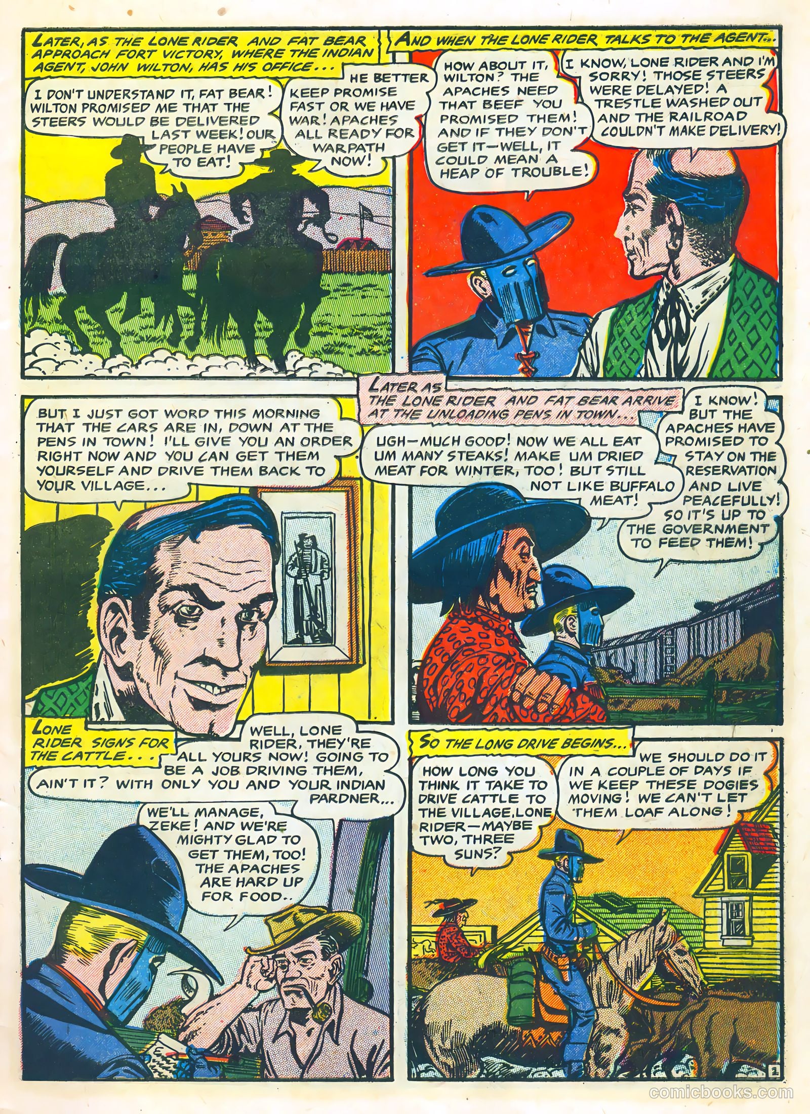 The Lone Rider #24 (1950) — page 5 of 36