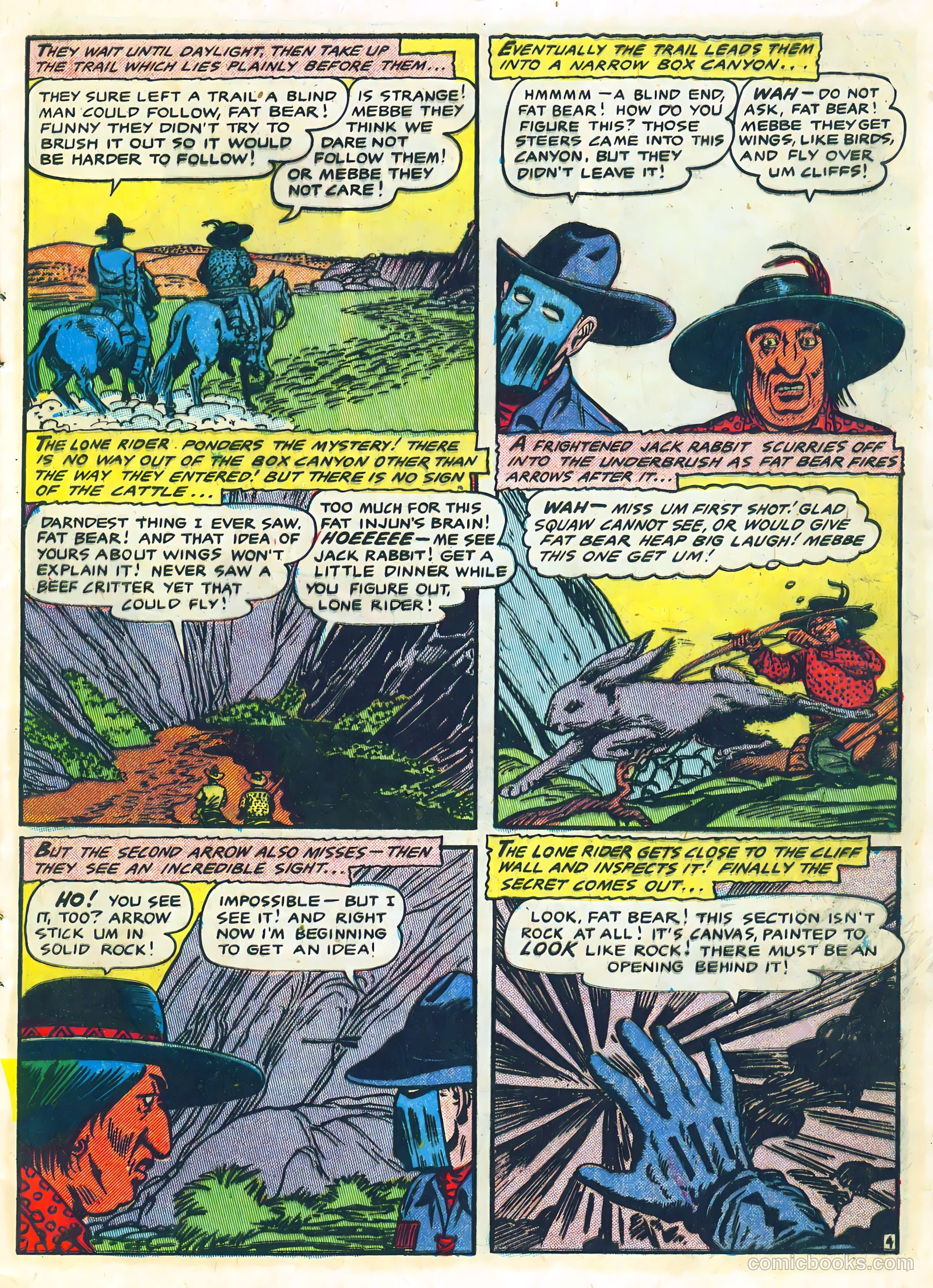 The Lone Rider #24 (1950) — page 7 of 36