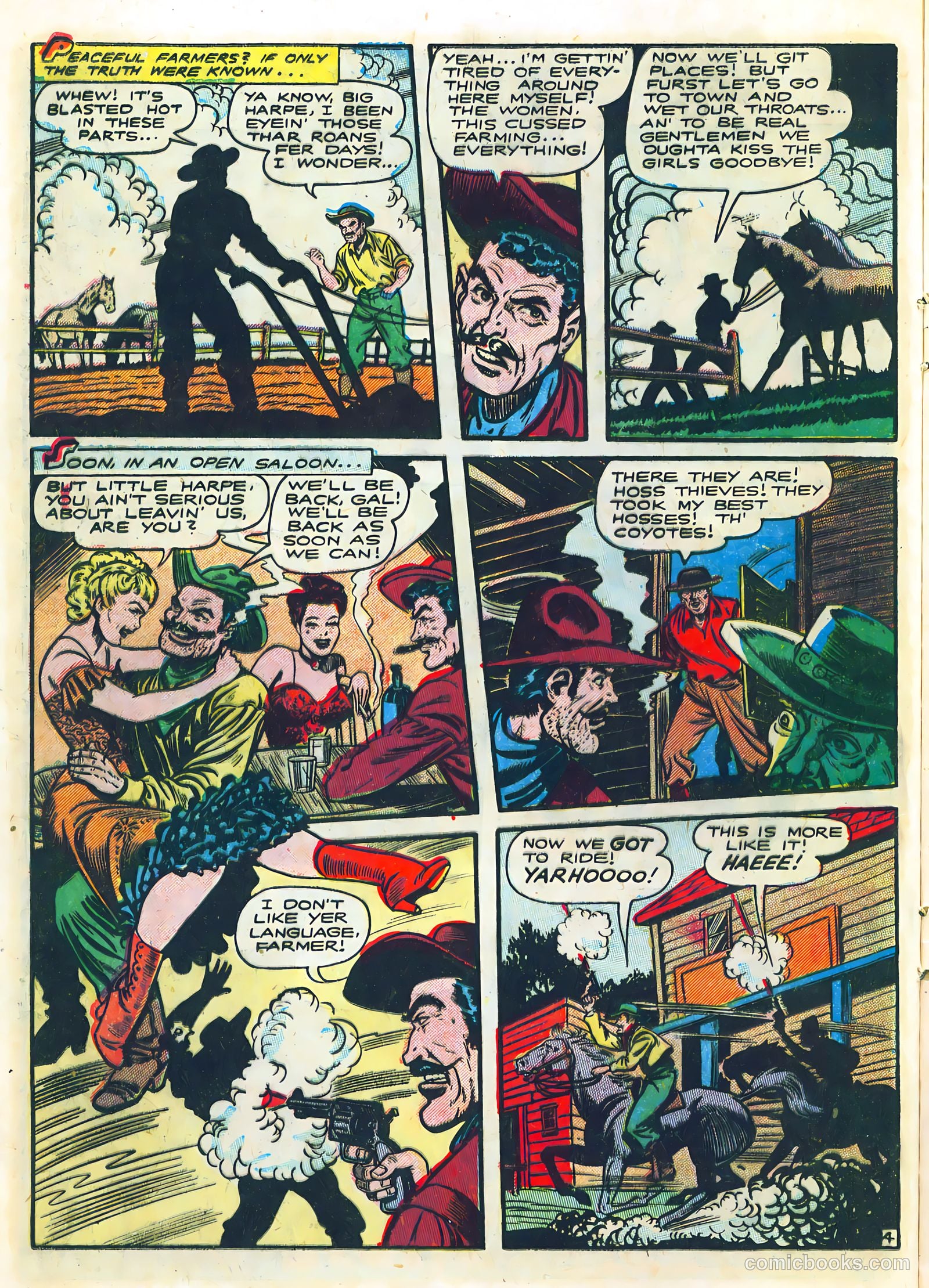 The Lone Rider #24 (1950) — page 14 of 36