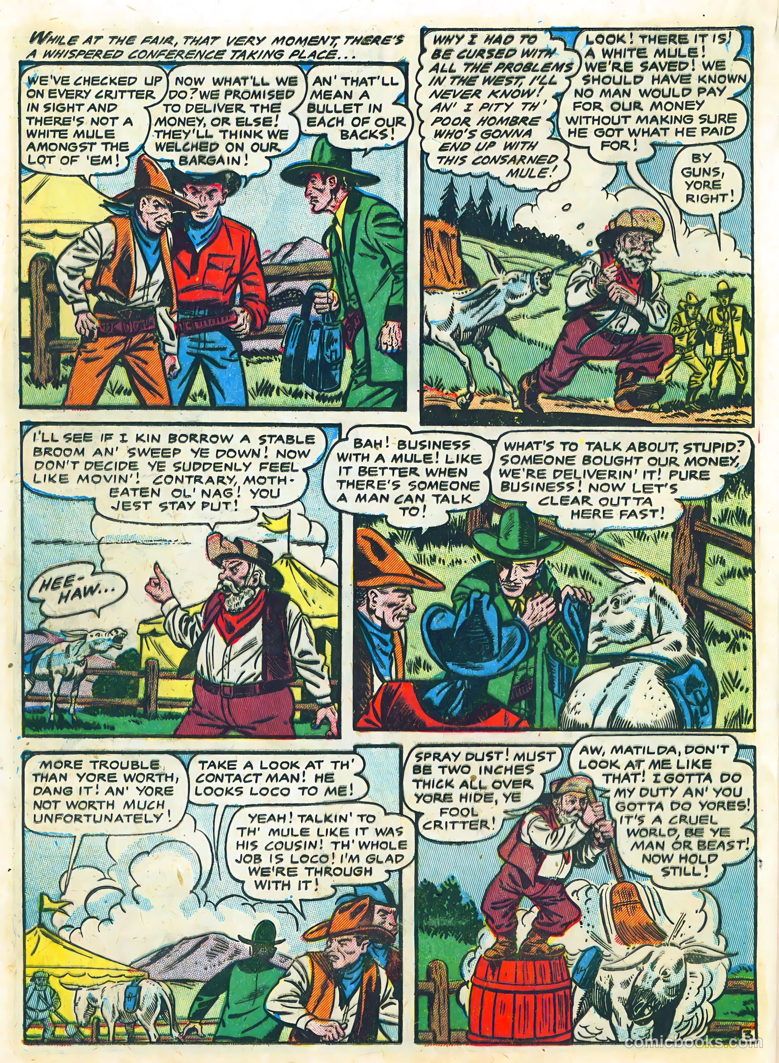 The Lone Rider #24 (1950) — page 22 of 36