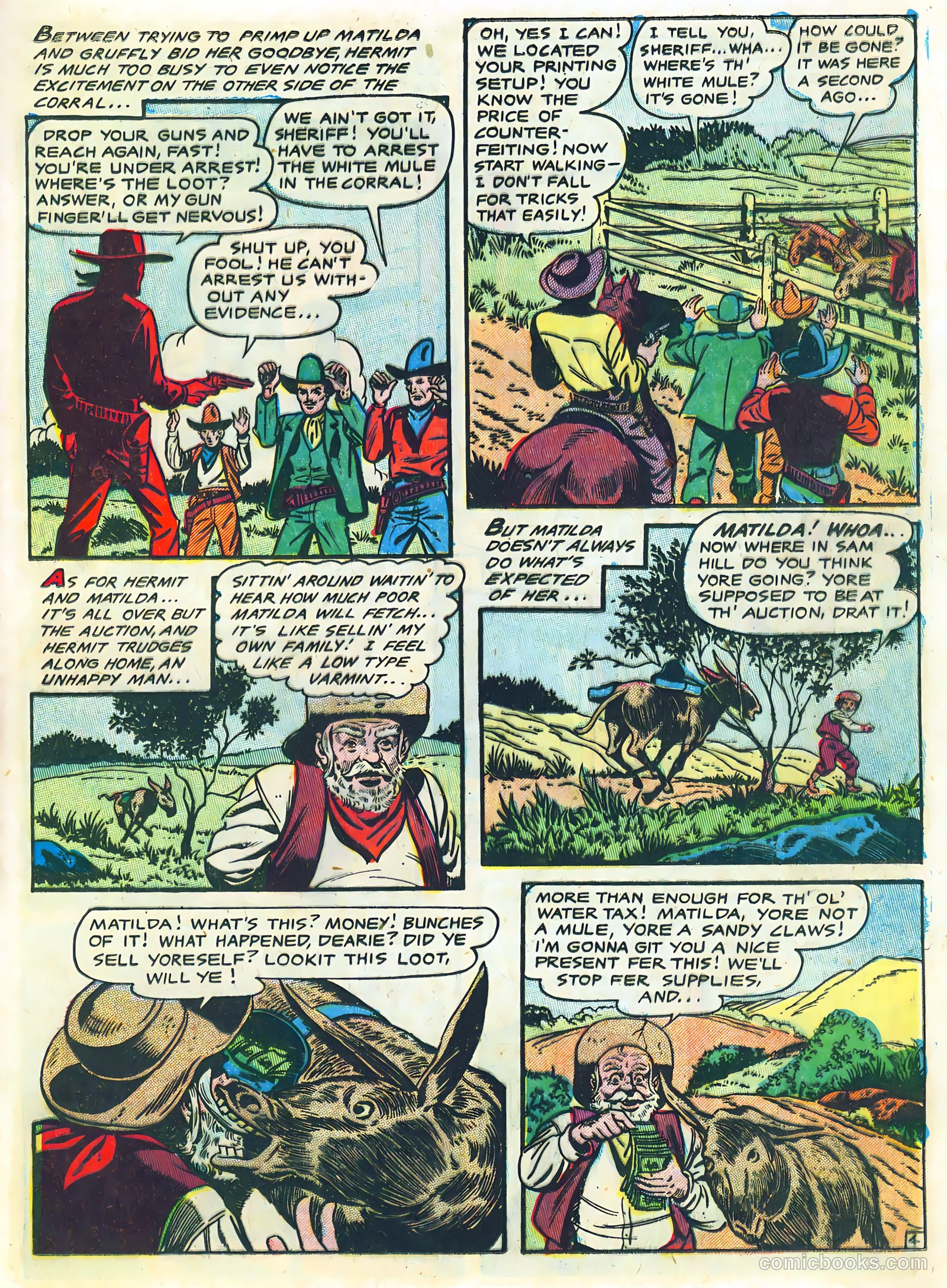 The Lone Rider #24 (1950) — page 23 of 36