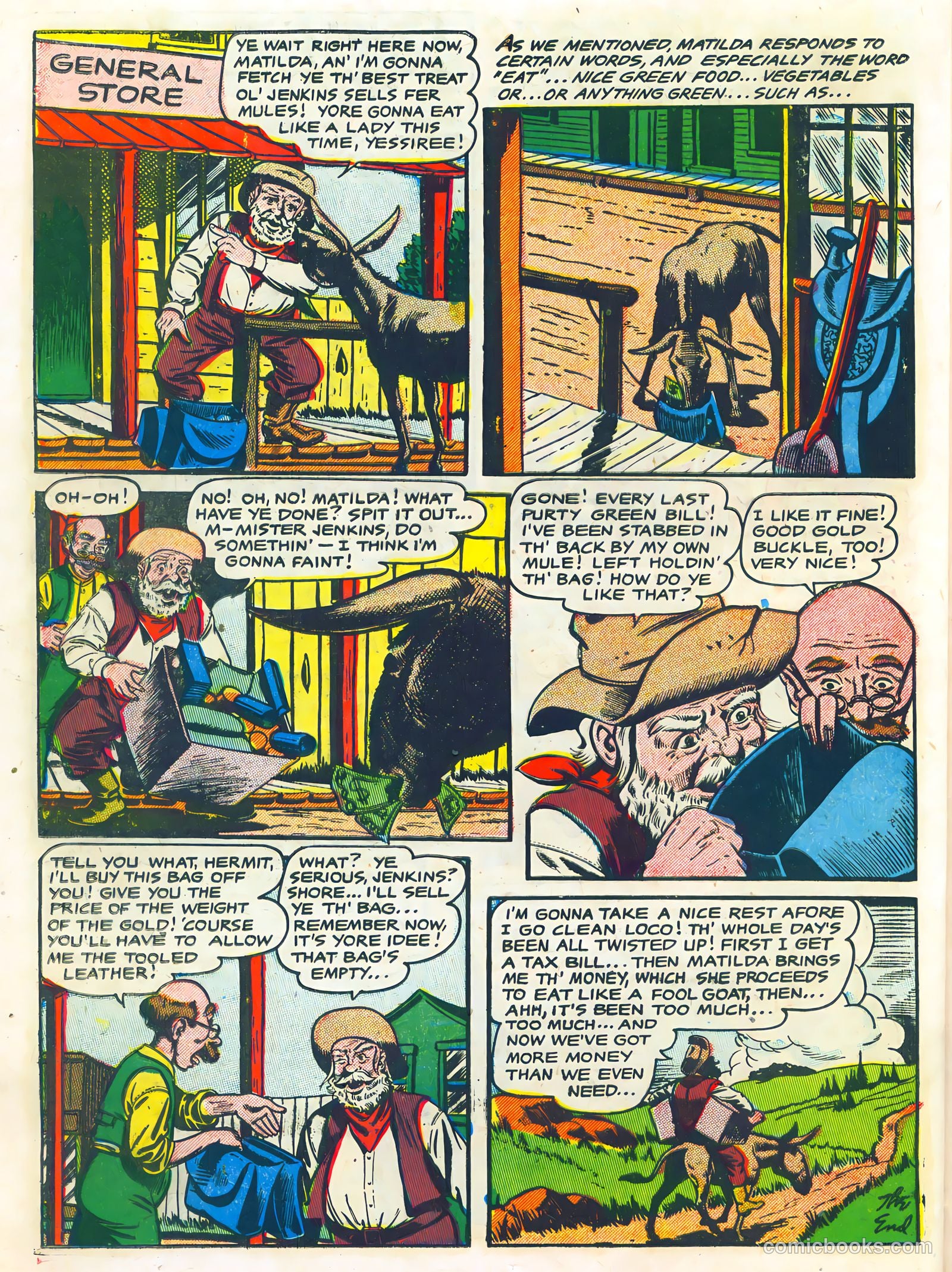 The Lone Rider #24 (1950) — page 24 of 36