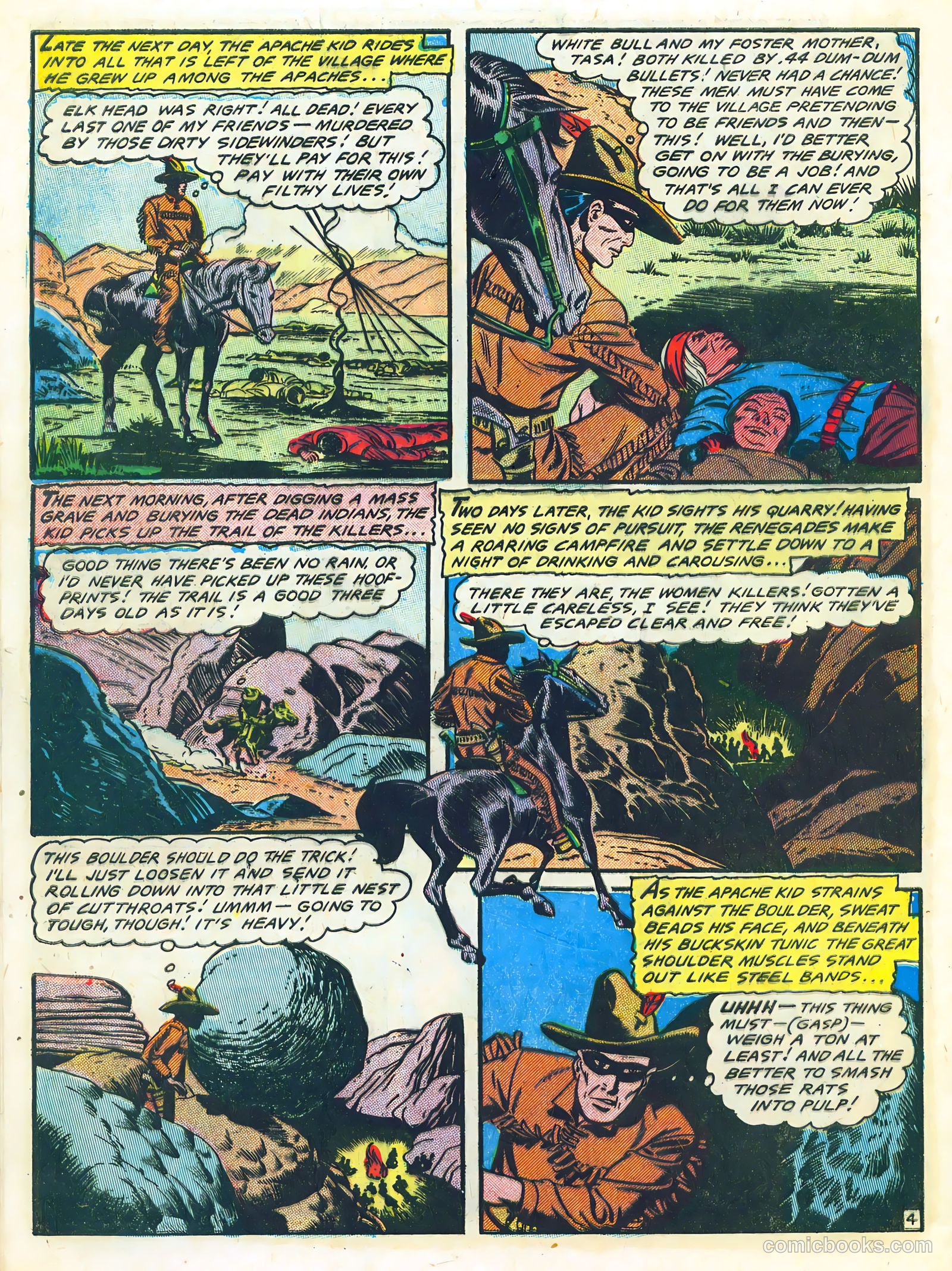 The Lone Rider #24 (1950) — page 30 of 36