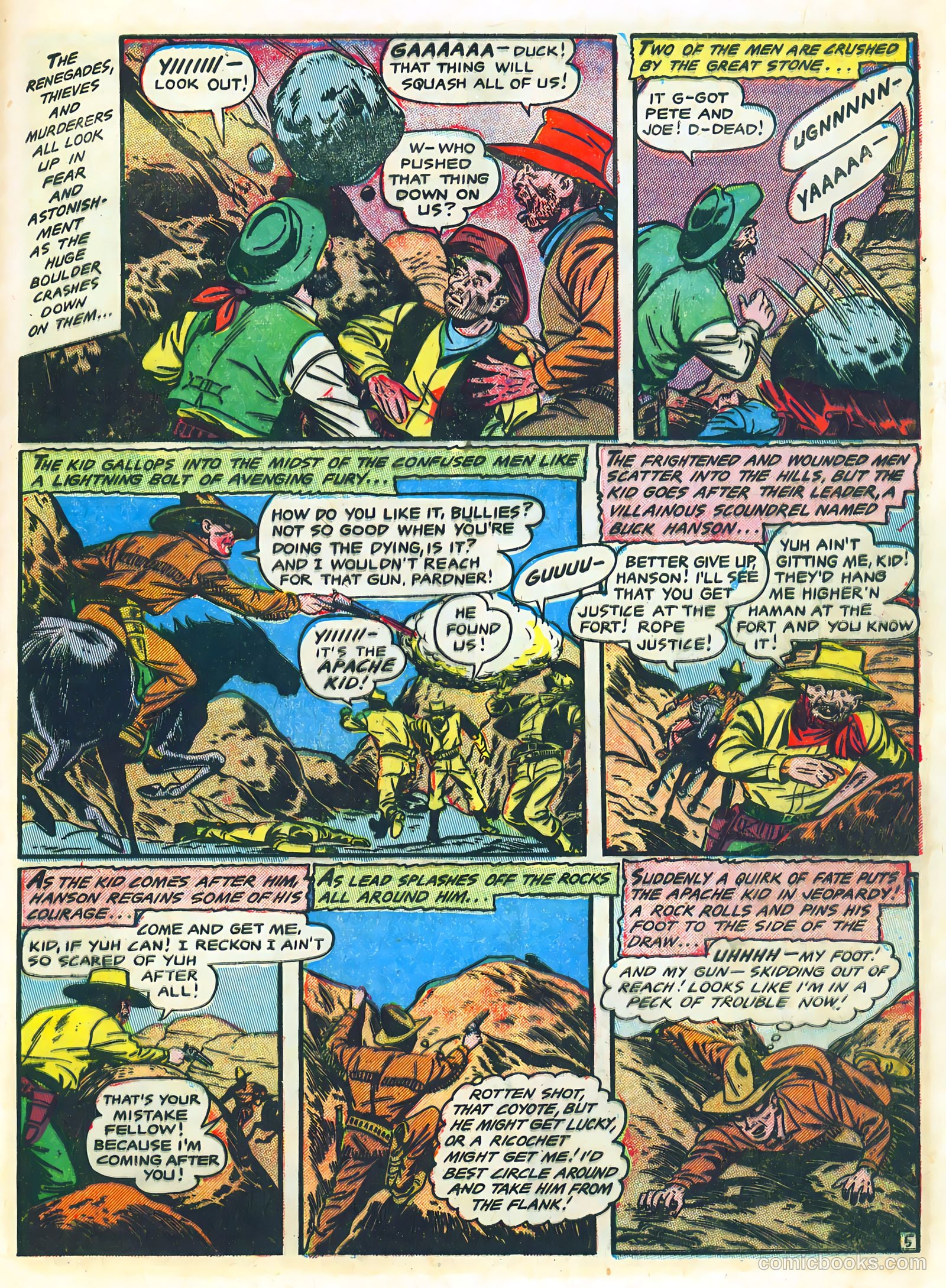 The Lone Rider #24 (1950) — page 31 of 36