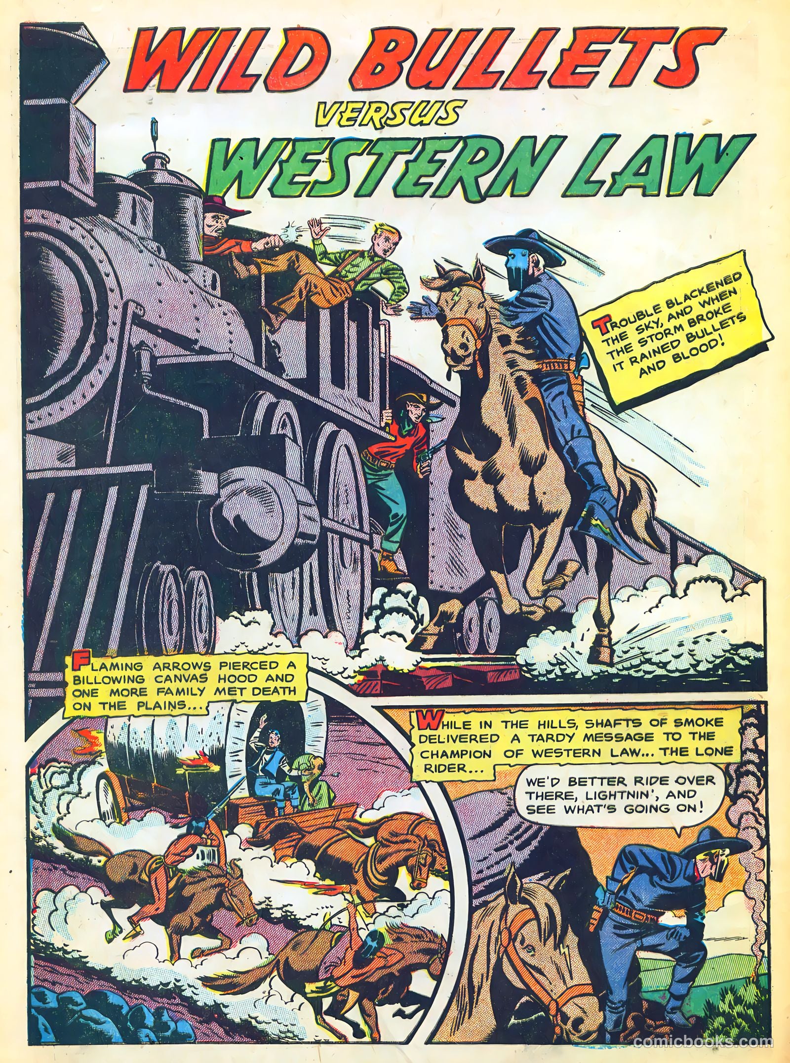 The Lone Rider #23 (1950) — page 4 of 36