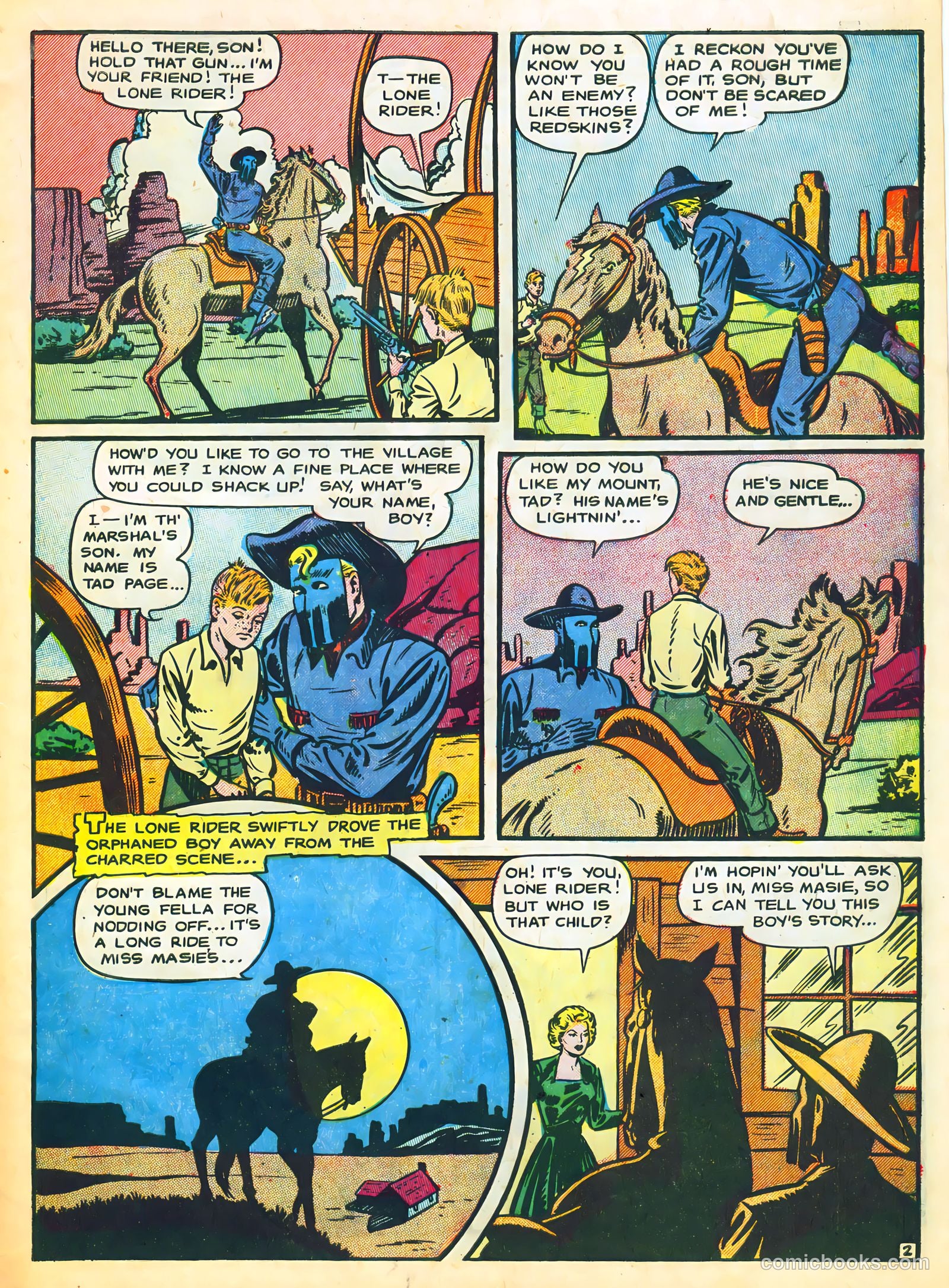 The Lone Rider #23 (1950) — page 5 of 36
