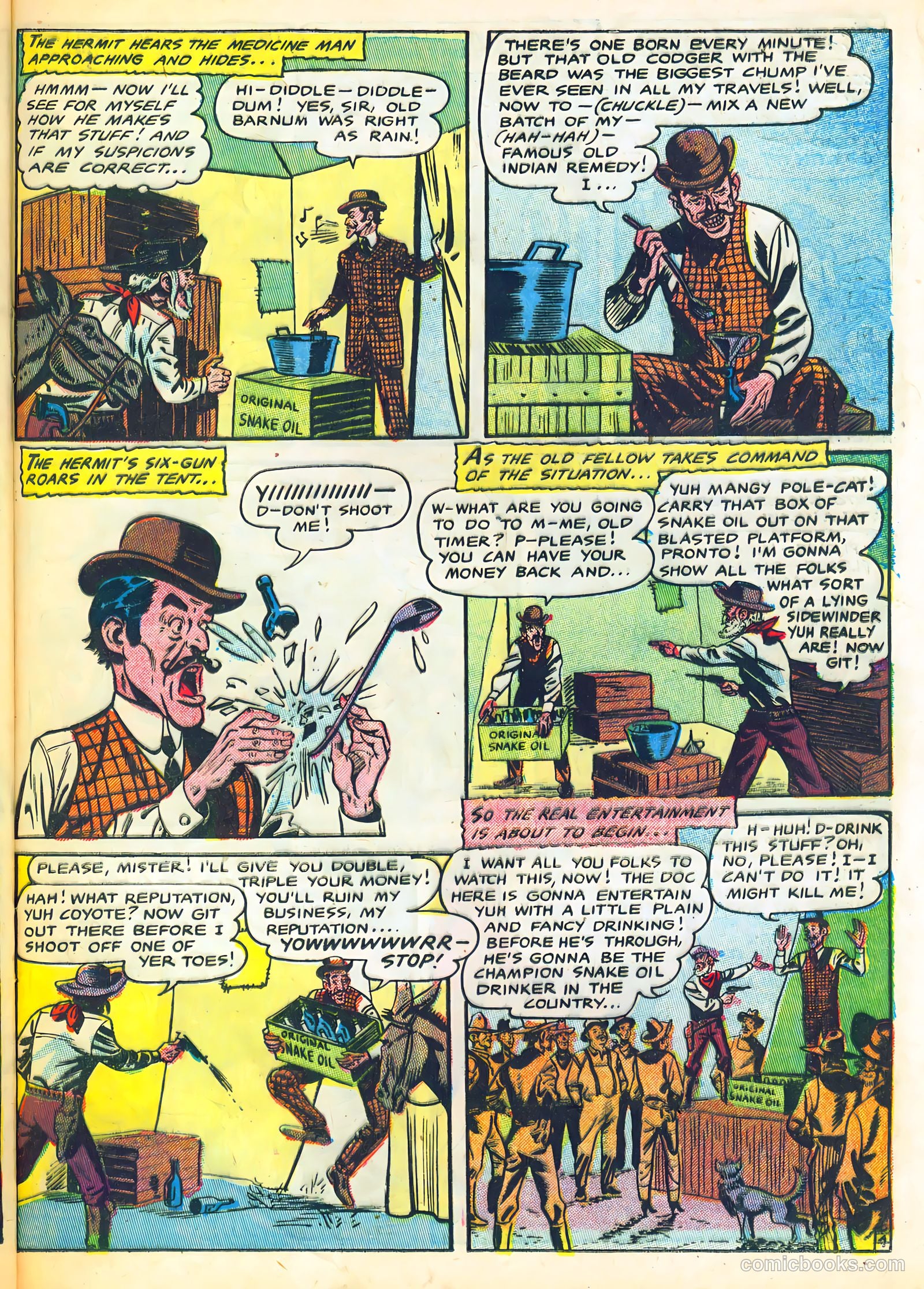 The Lone Rider #23 (1950) — page 23 of 36