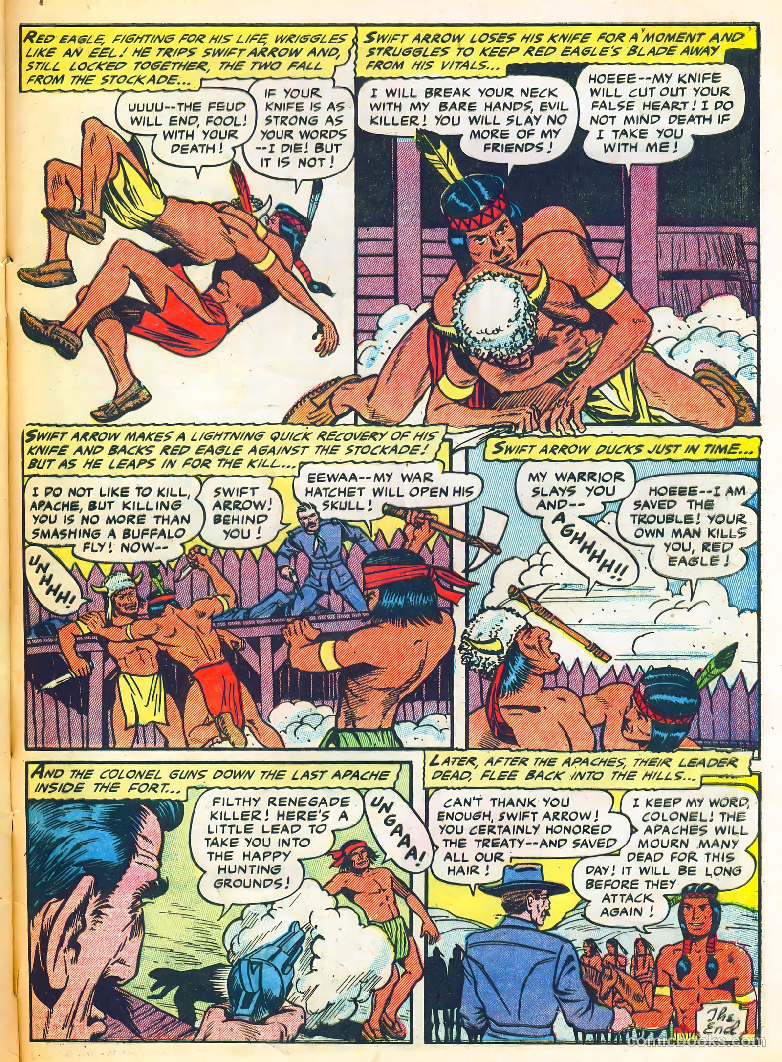 The Lone Rider #23 (1950) — page 33 of 36