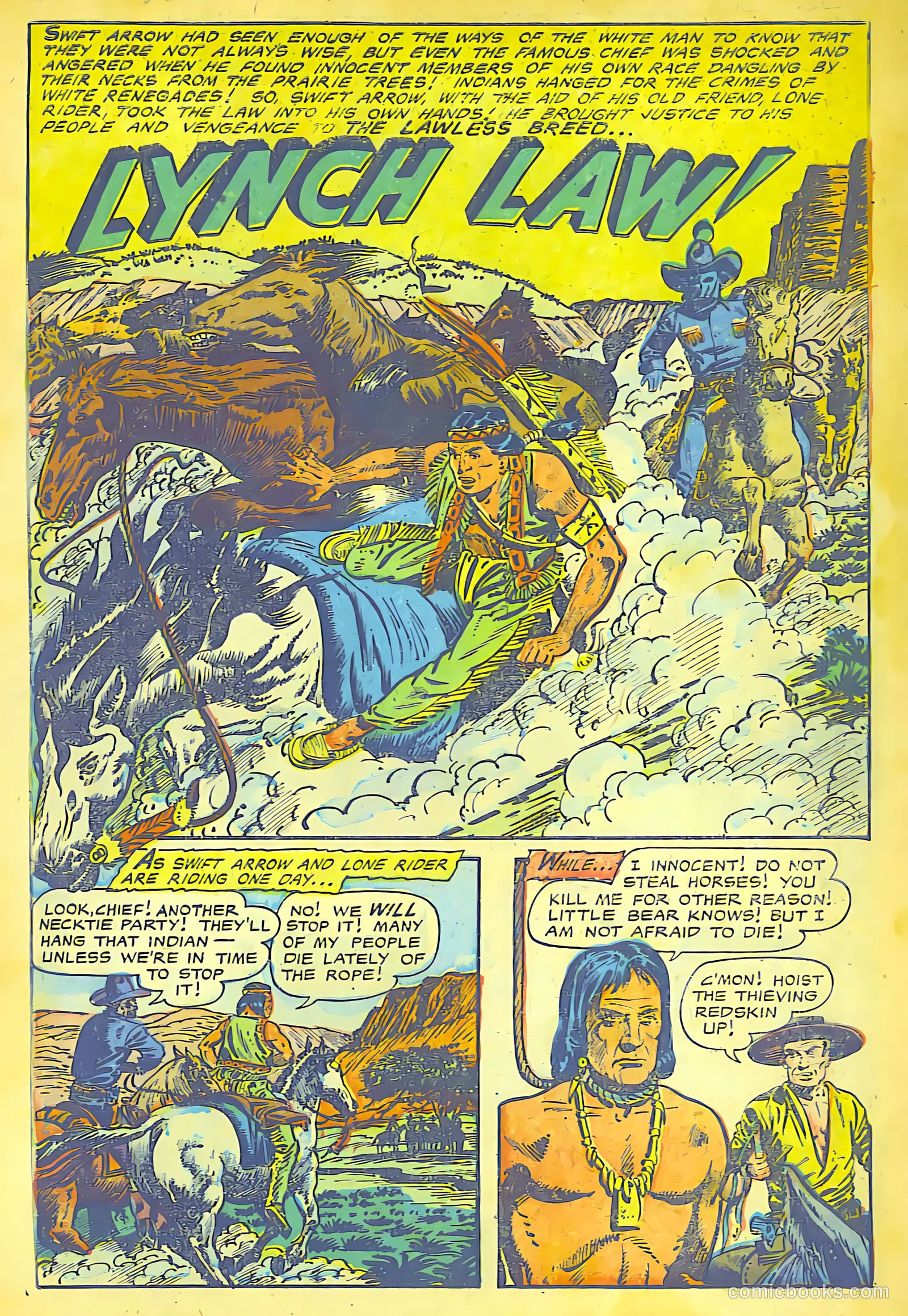 The Lone Rider #16 (1950) — page 2 of 28