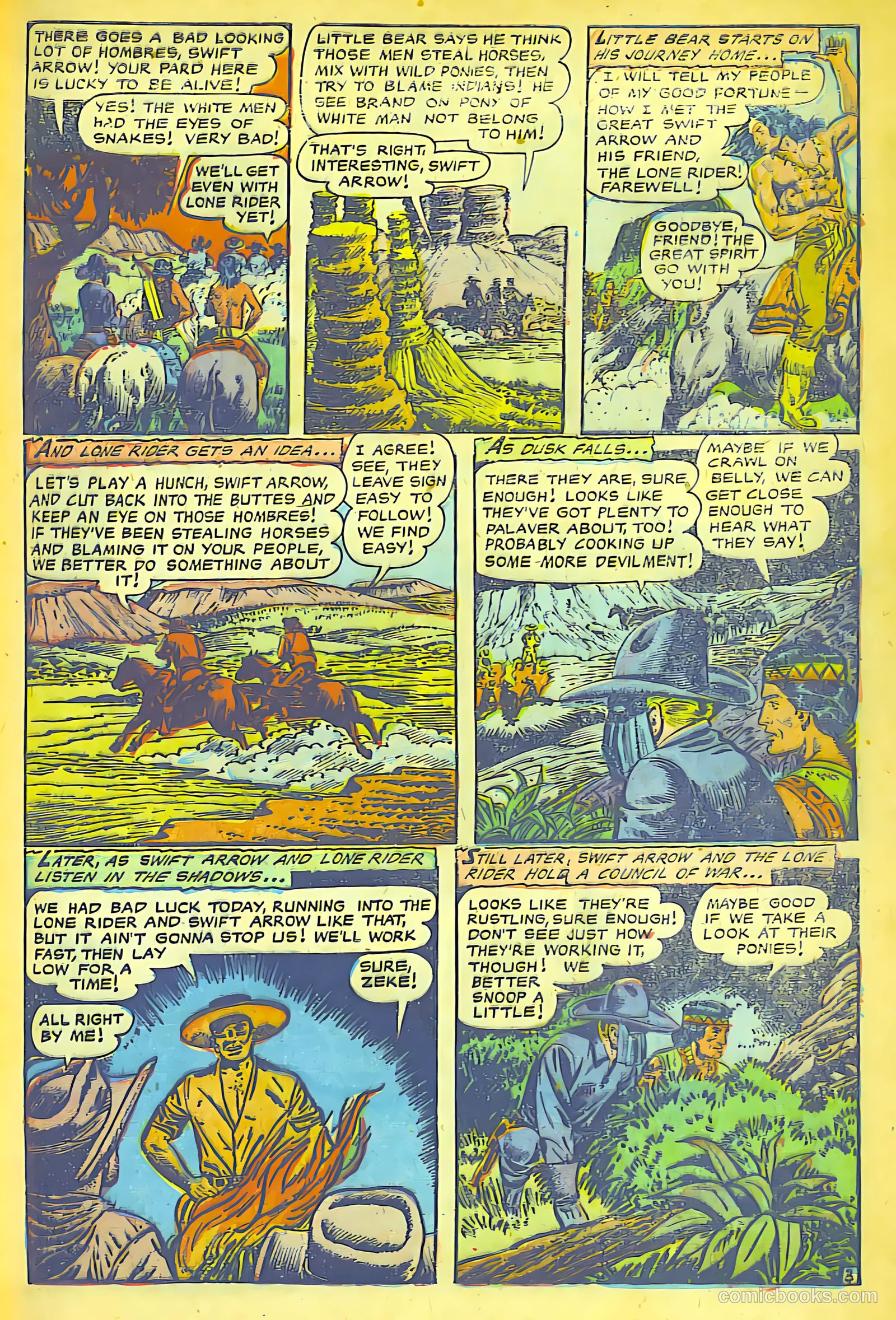 The Lone Rider #16 (1950) — page 4 of 28