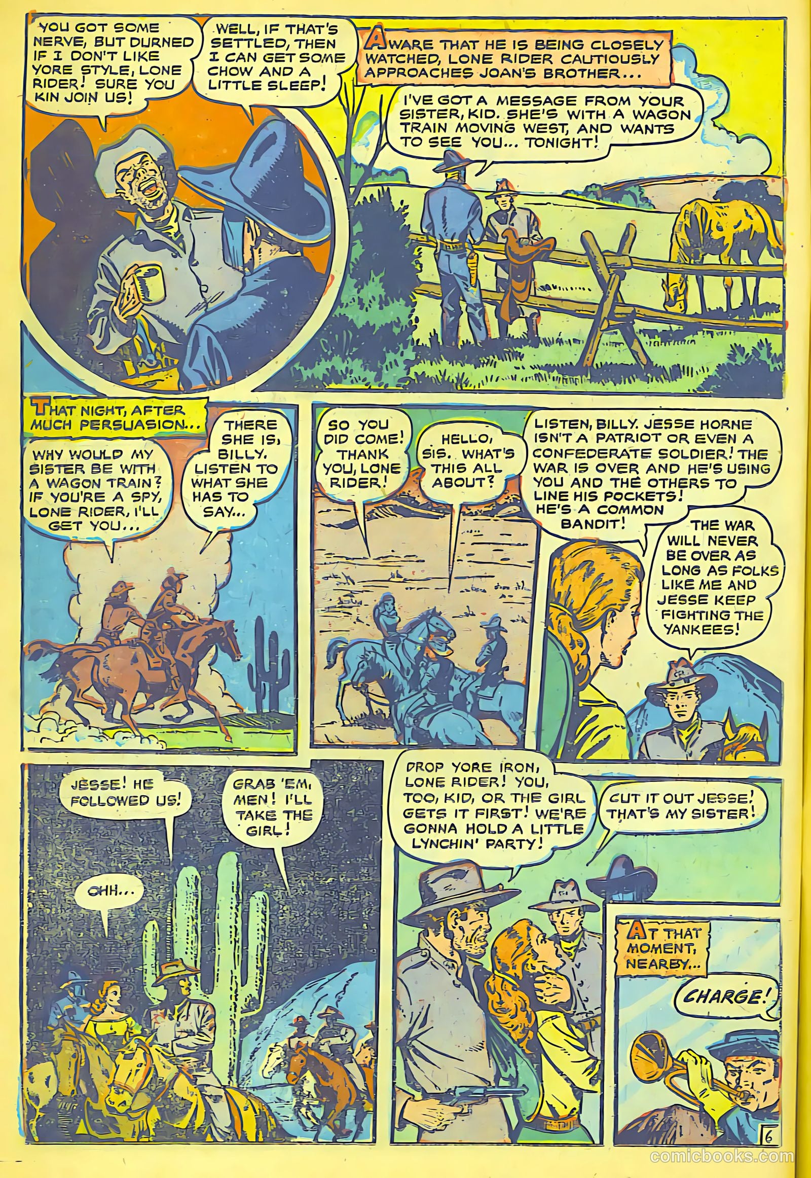 The Lone Rider #16 (1950) — page 13 of 28