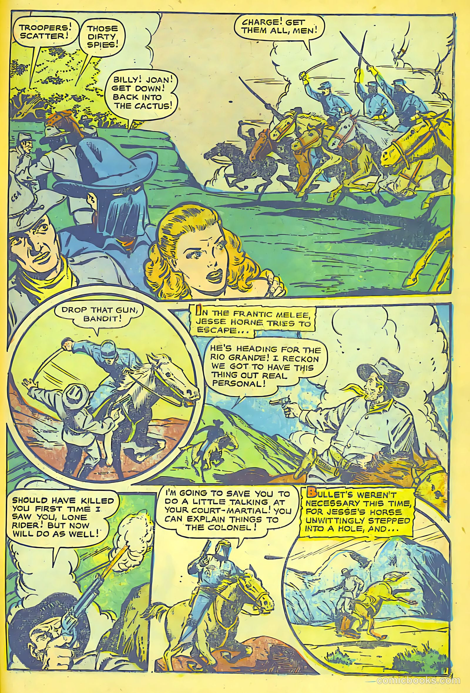 The Lone Rider #16 (1950) — page 14 of 28