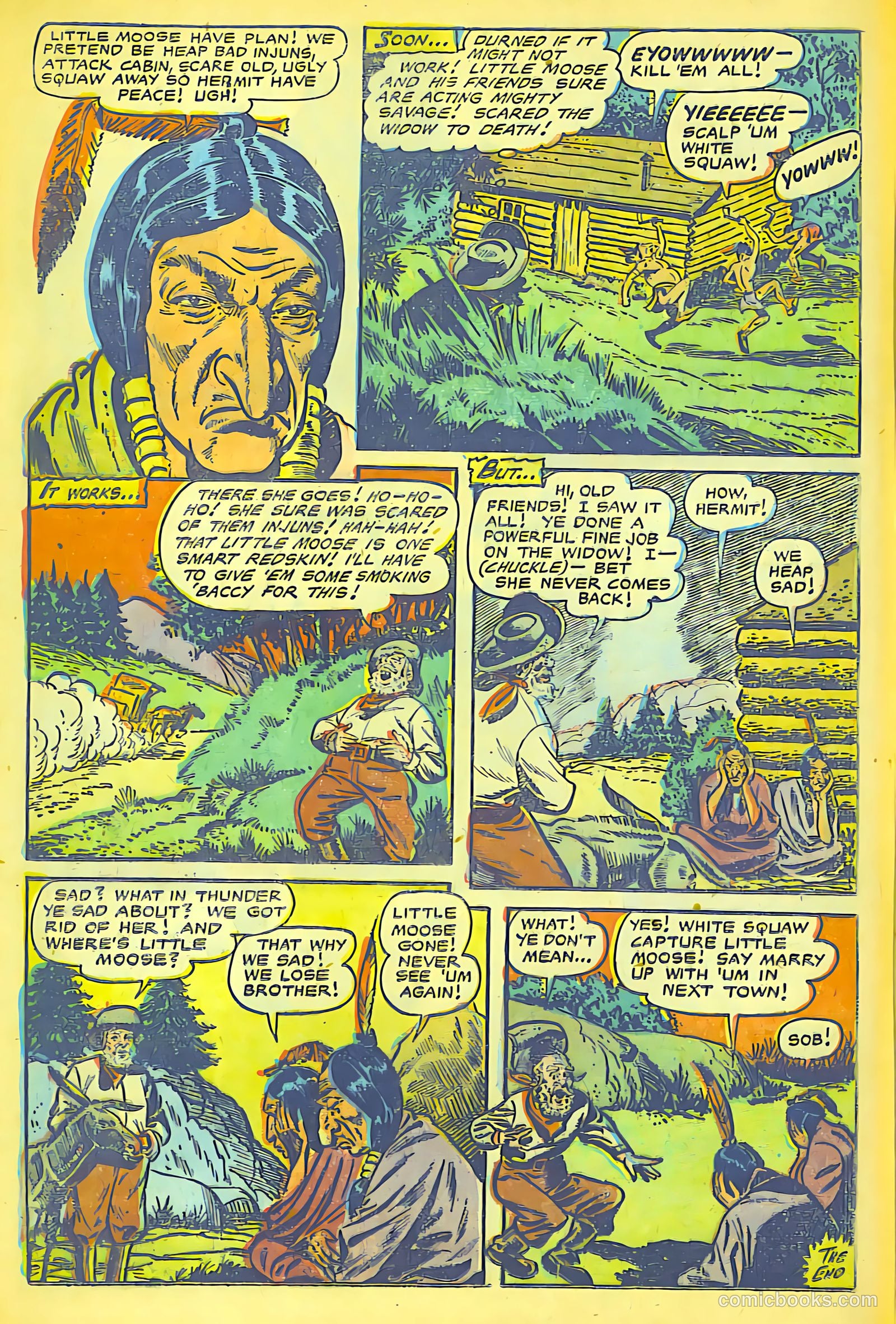 The Lone Rider #16 (1950) — page 21 of 28