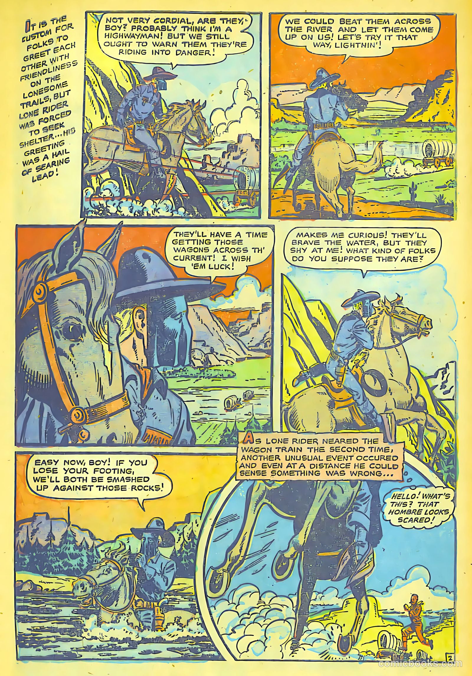 The Lone Rider #16 (1950) — page 24 of 28
