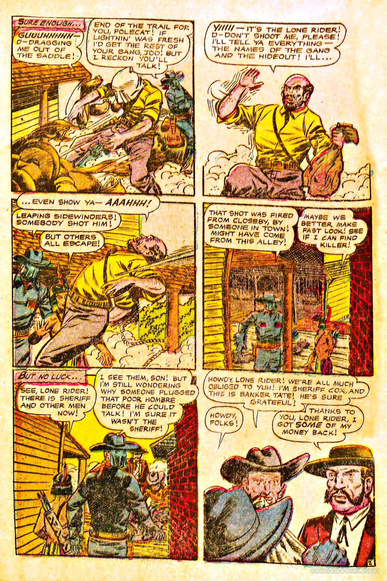 The Lone Rider #17 (1950) — page 4 of 36