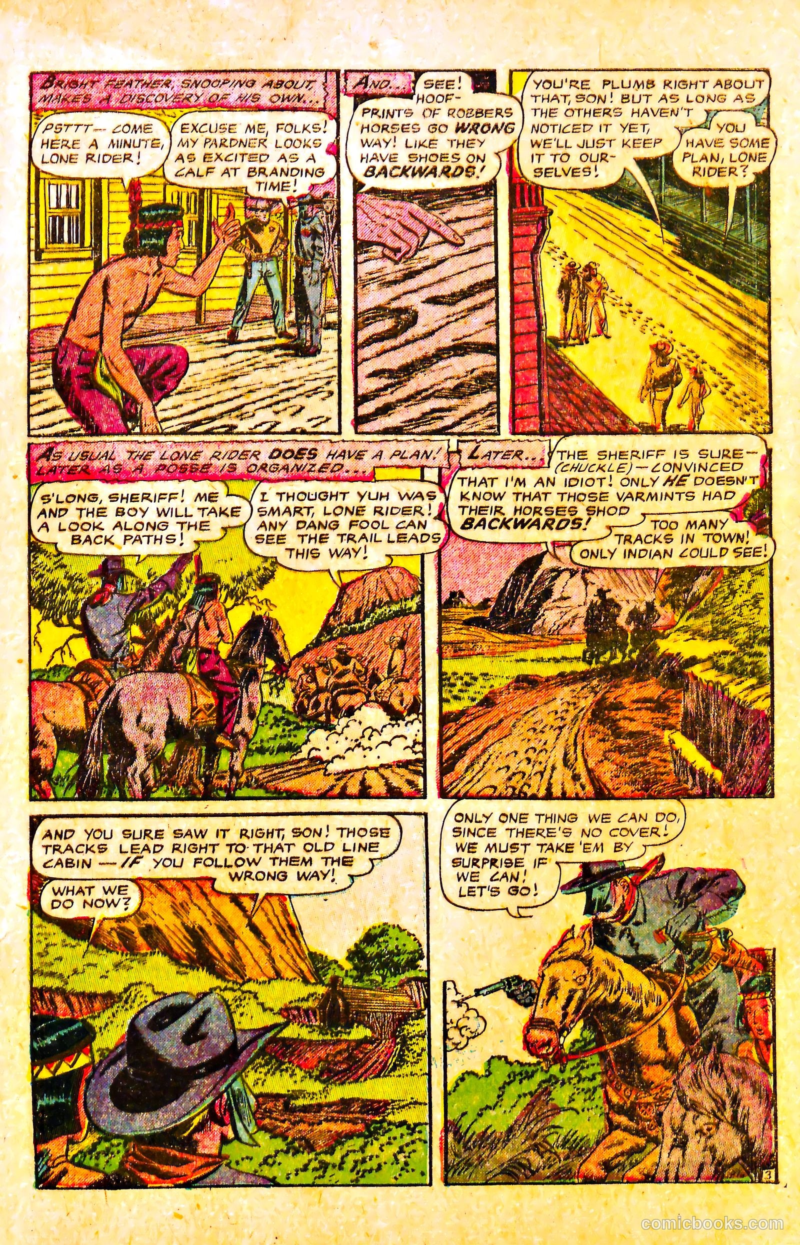 The Lone Rider #17 (1950) — page 5 of 36
