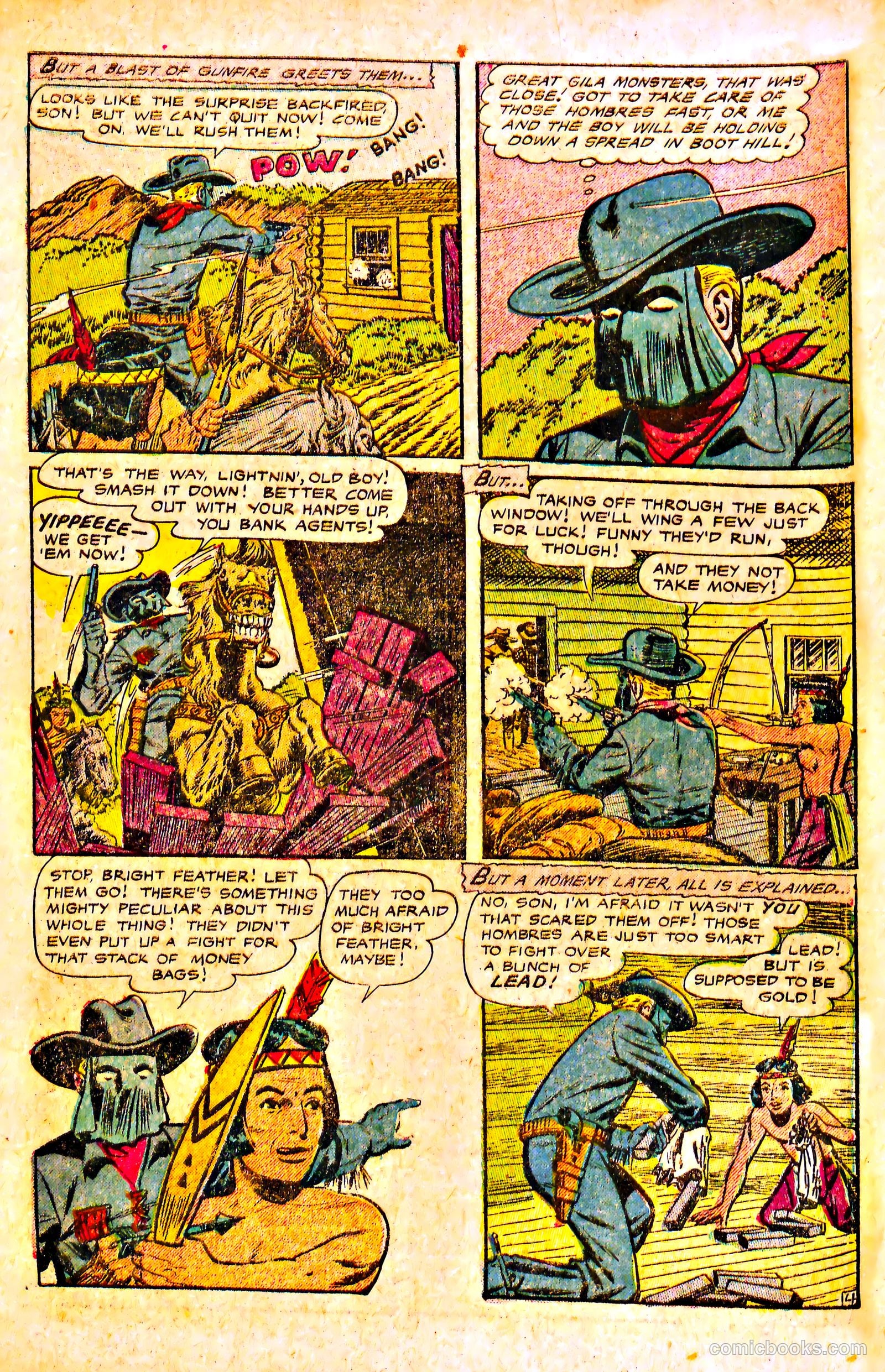 The Lone Rider #17 (1950) — page 6 of 36