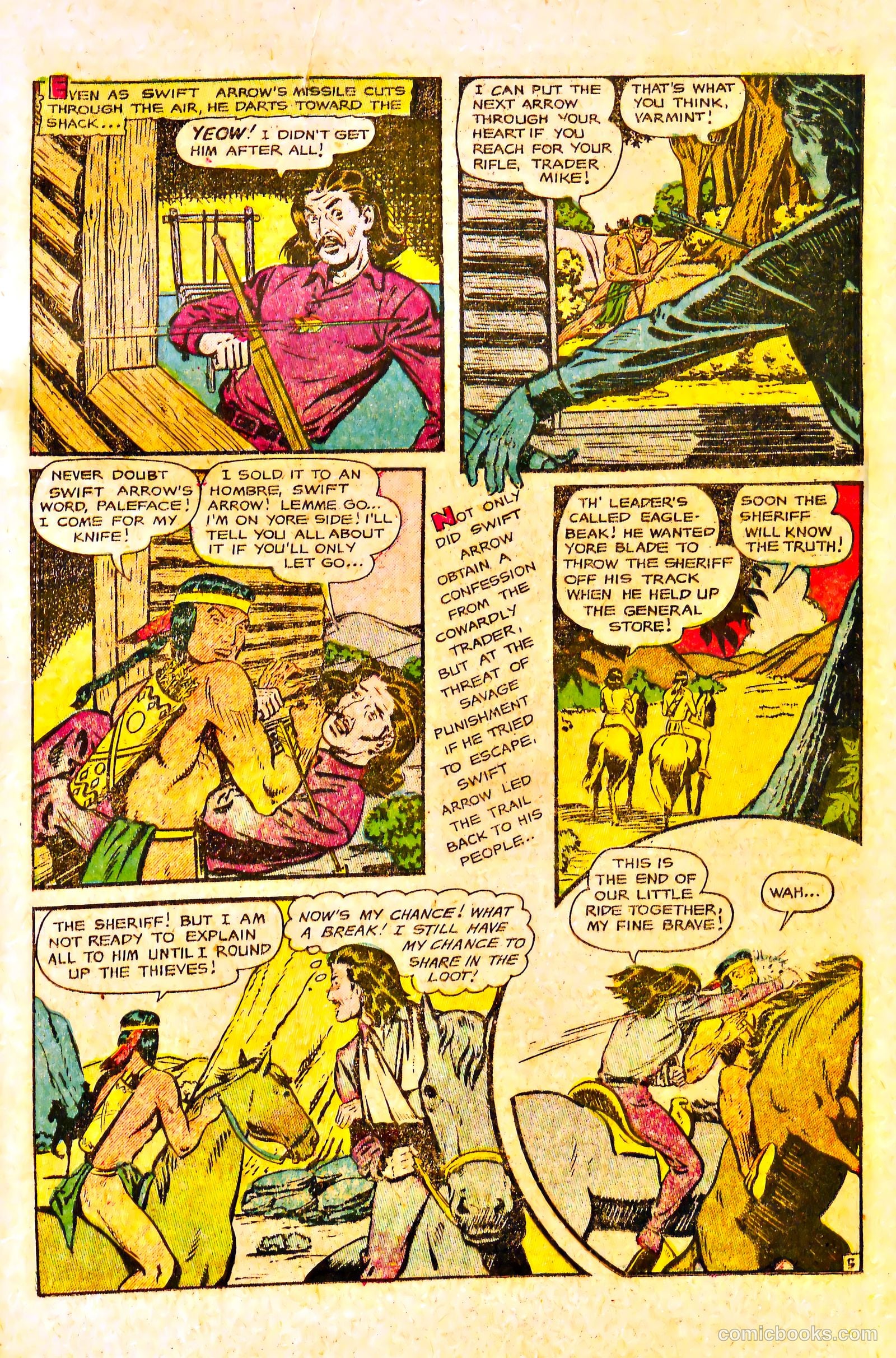 The Lone Rider #17 (1950) — page 15 of 36