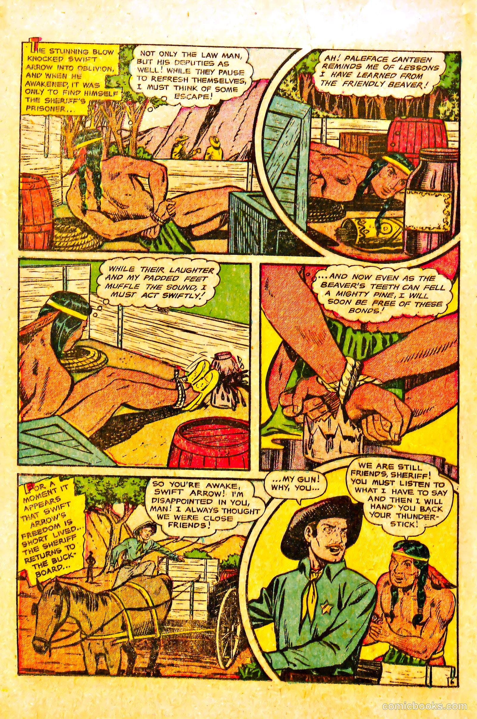 The Lone Rider #17 (1950) — page 16 of 36