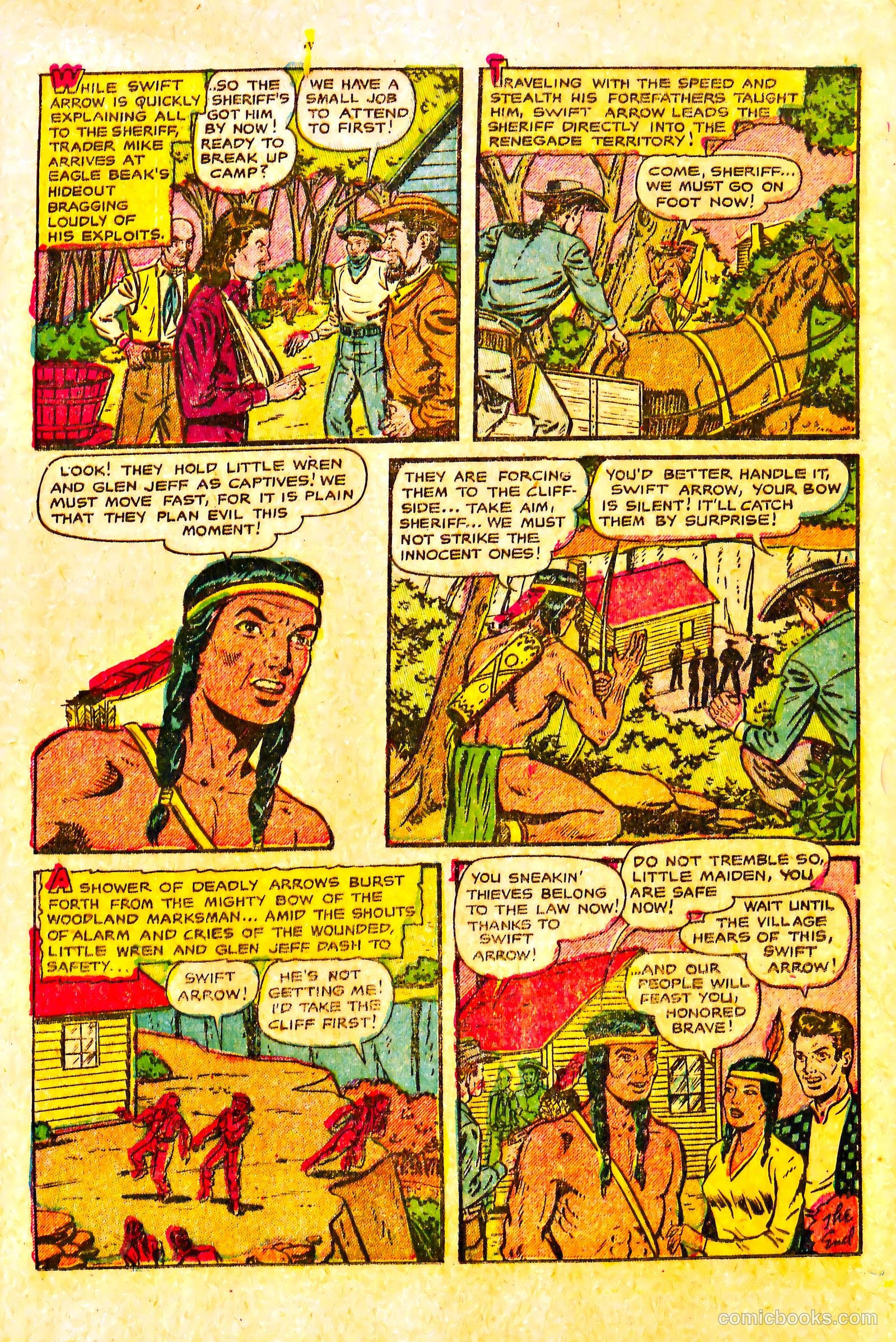 The Lone Rider #17 (1950) — page 17 of 36