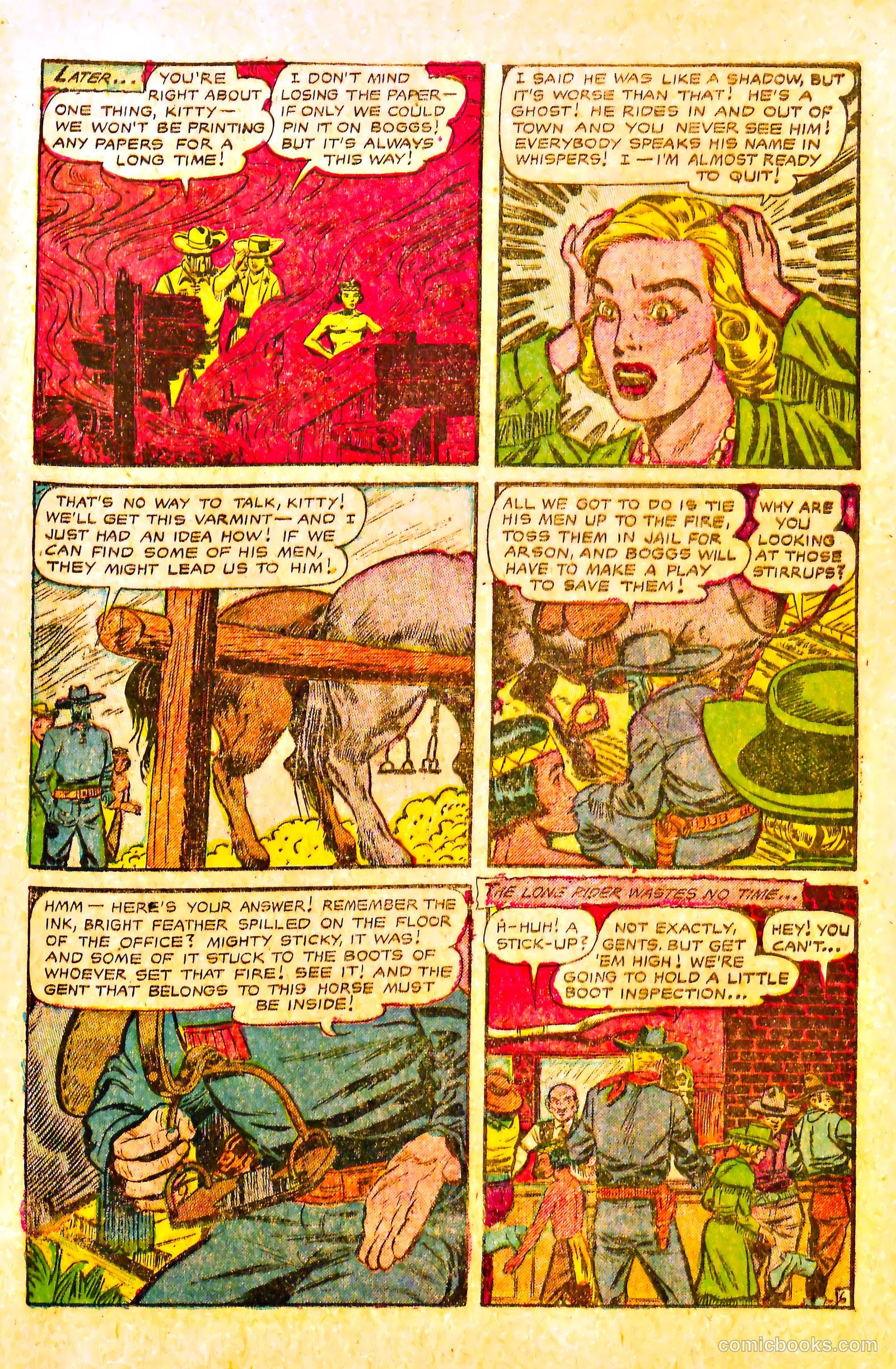 The Lone Rider #17 (1950) — page 25 of 36
