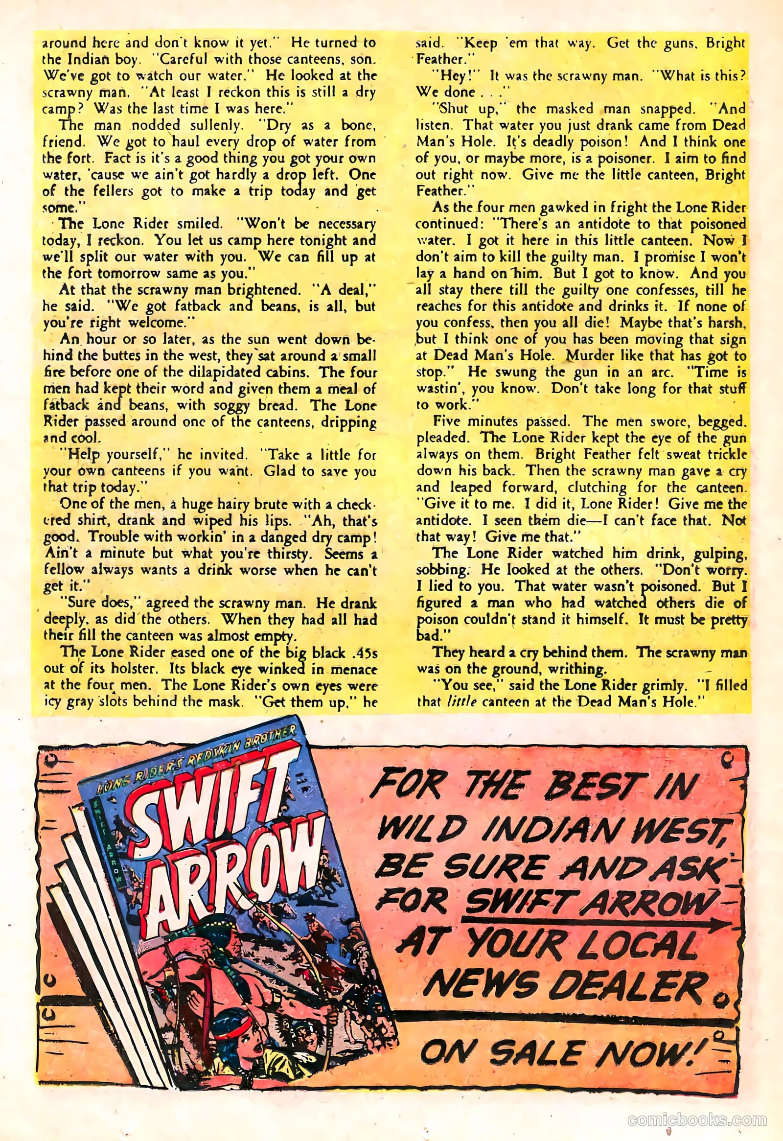 The Lone Rider #19 (1950) — page 22 of 36