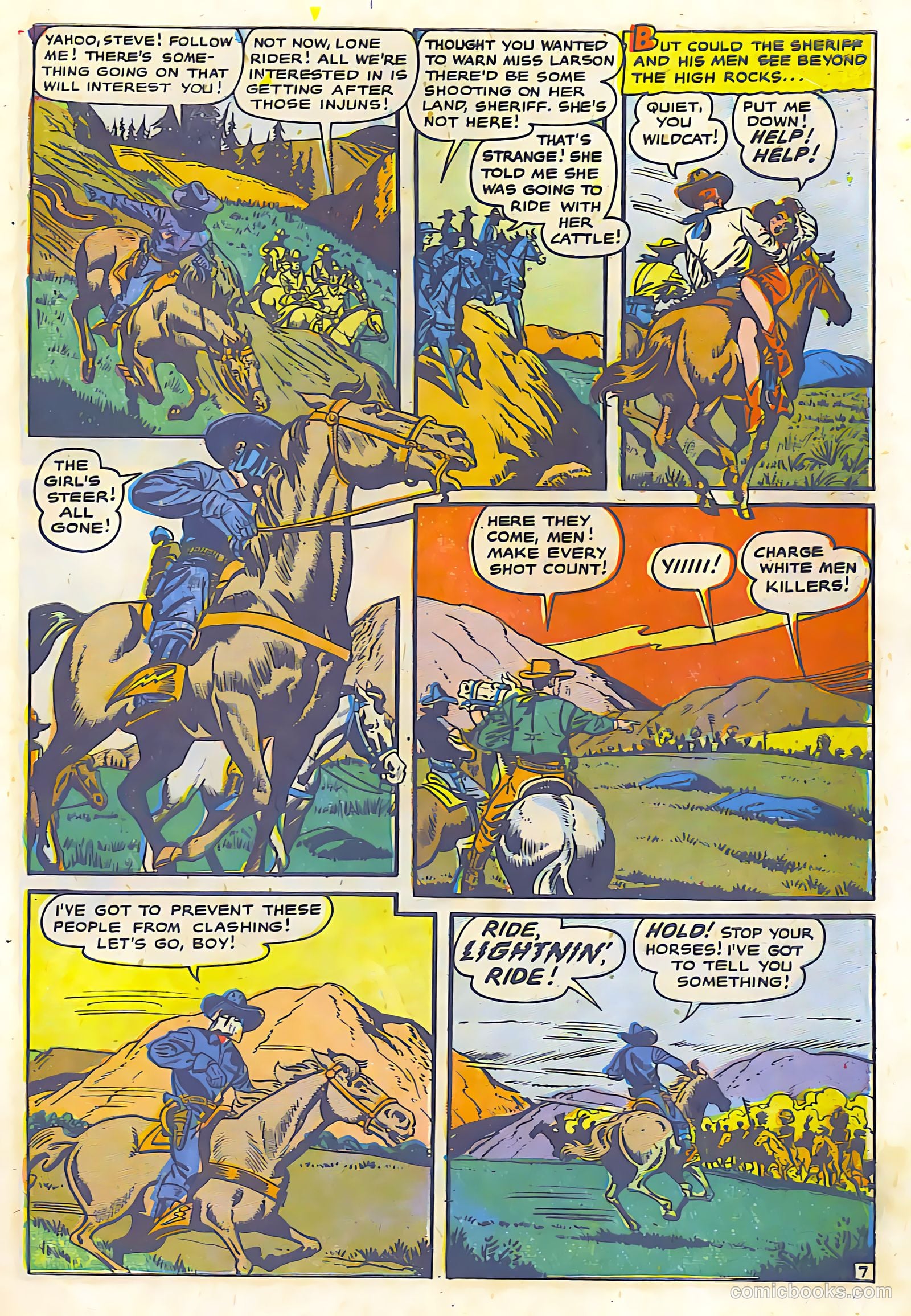 The Lone Rider #19 (1950) — page 29 of 36