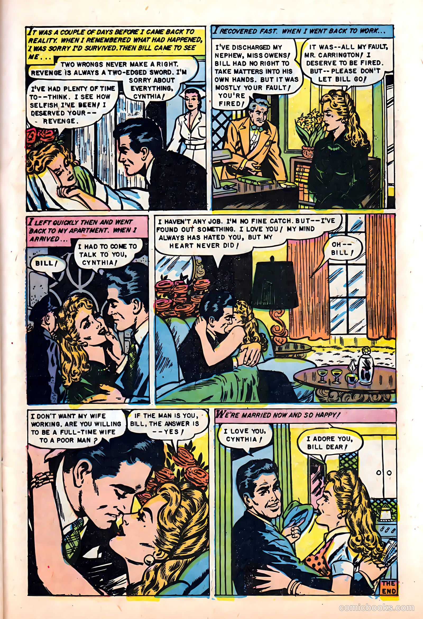 Complete Love Magazine #173 (1951) — page 25 of 36