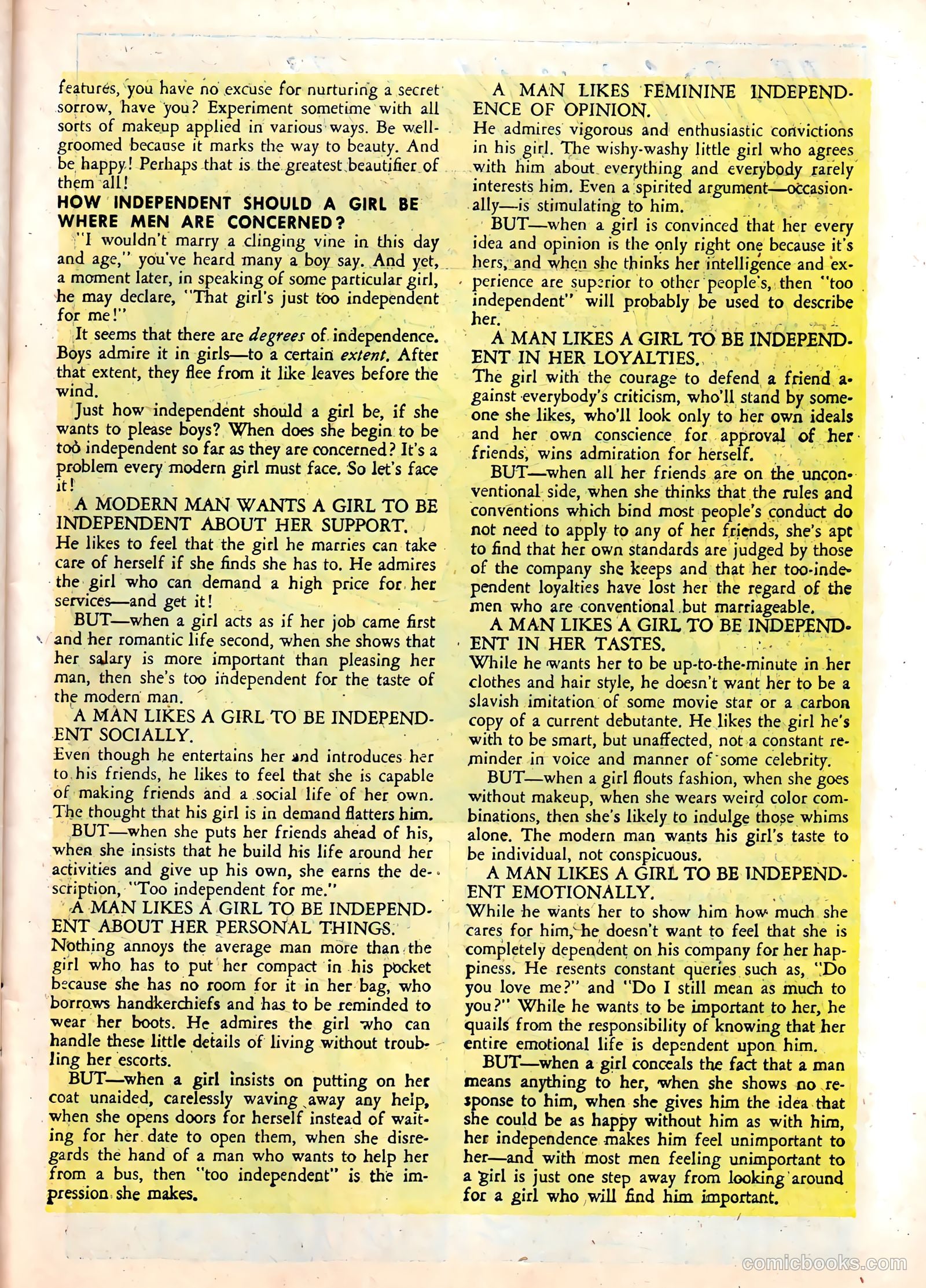 Complete Love Magazine #173 (1951) — page 27 of 36