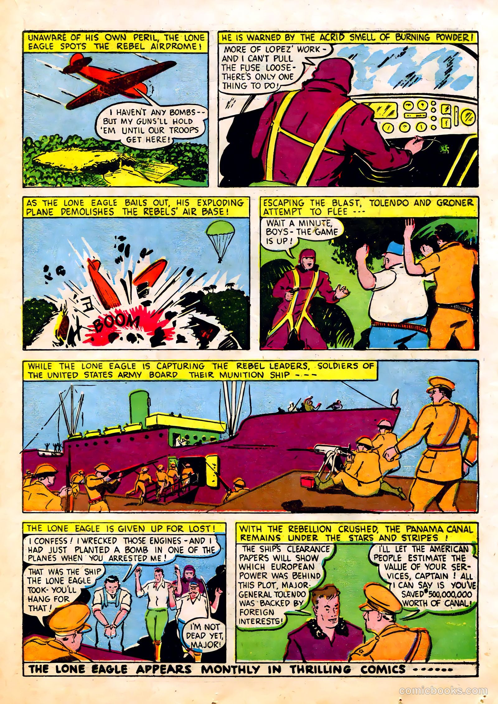 Thrilling Comics #7 (1940) — page 43 of 68