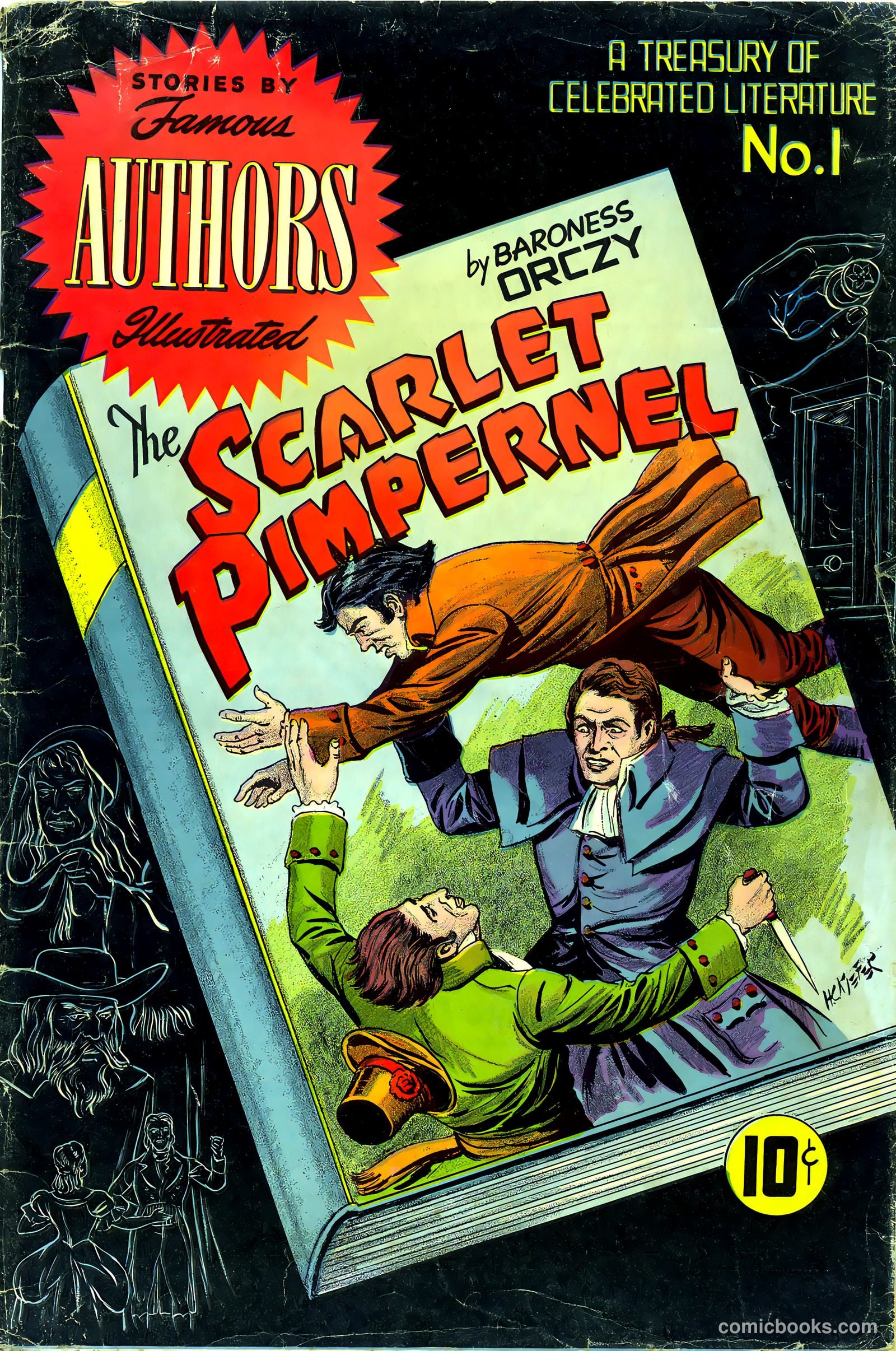 Stories By Famous Authors Illustrated 1 - Scarlet Pimpenel #1
